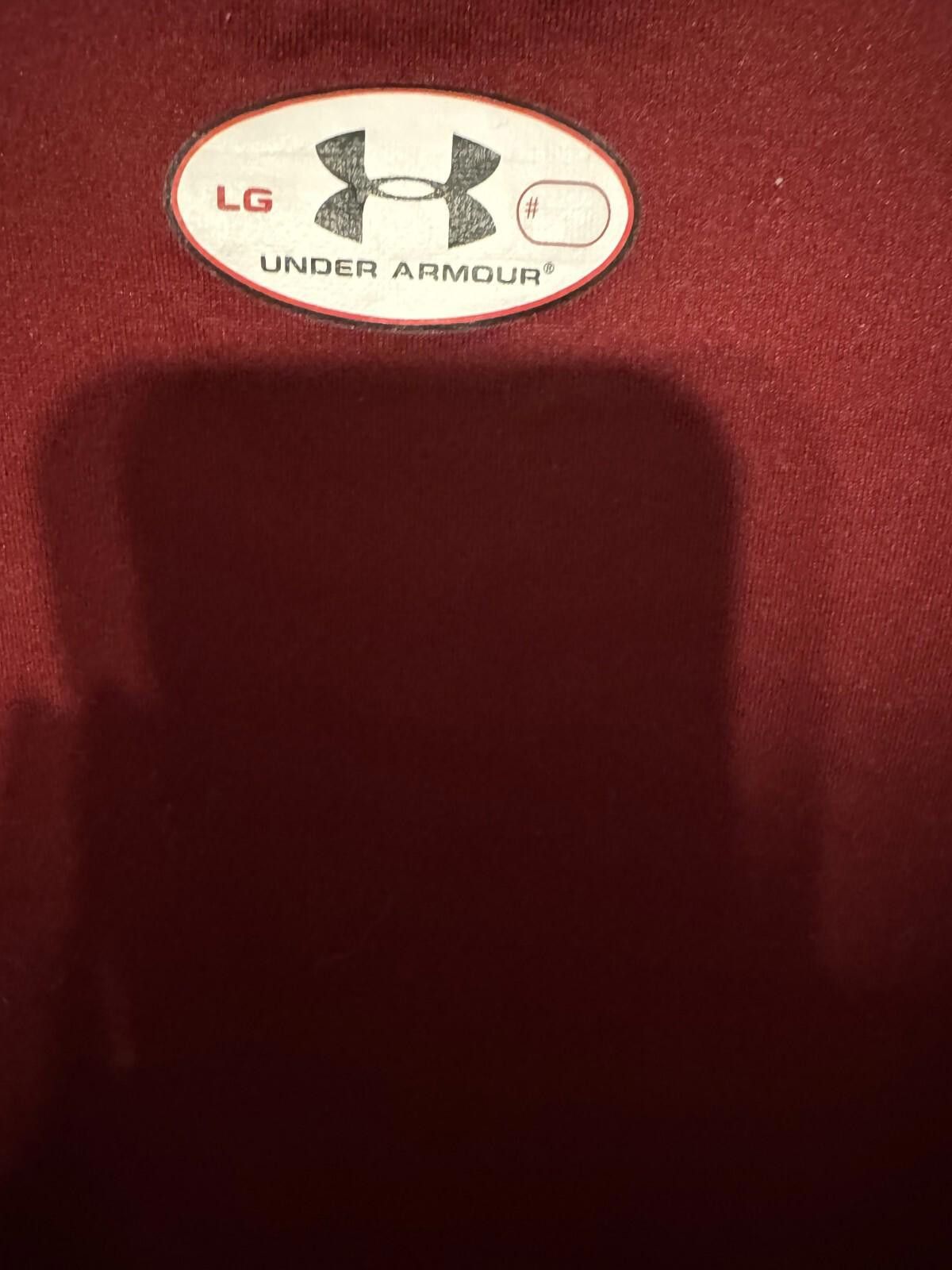 Under Armour Temple Owls Under Armour Tee Burgundy Men's Size L Size ONE SIZE - 3 Thumbnail