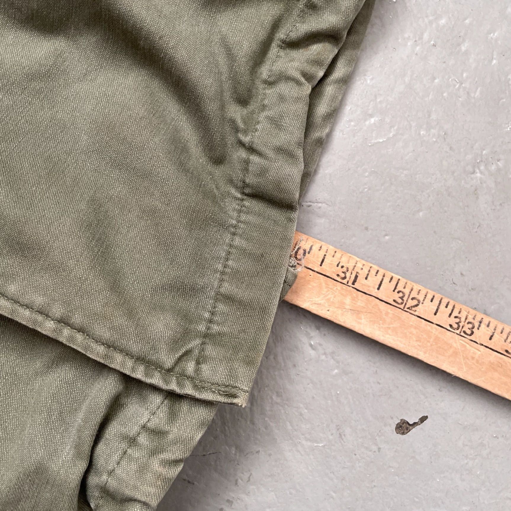 Vintage VINTAGE US Army Military Field Combat Sateen 9oz Jacket XS Regular Green Military Jacket Unisex Adults 1950s 1959 Army Korean Outdoor Utility Size US XS / EU 42 / 0 - 7 Thumbnail