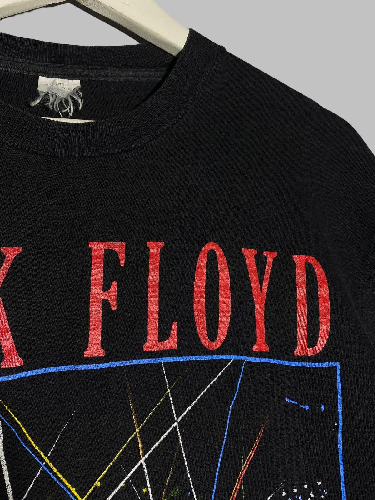 Band Tees × Pink Floyd × Vintage Vintage 1987 Pink Floyd Europe Tour Single Stitch T-Shirt Size US L / EU 52-54 / 3 - 7 Thumbnail