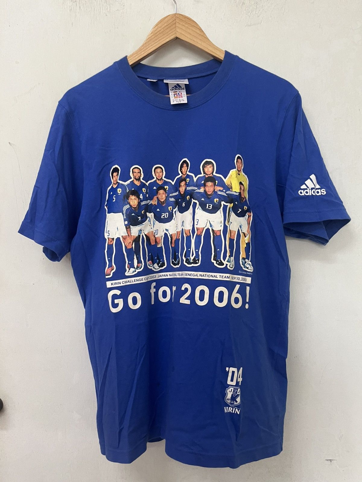 Adidas × Vintage Tshirt adidas kirin Size US L / EU 52-54 / 3 - 1 Thumbnail