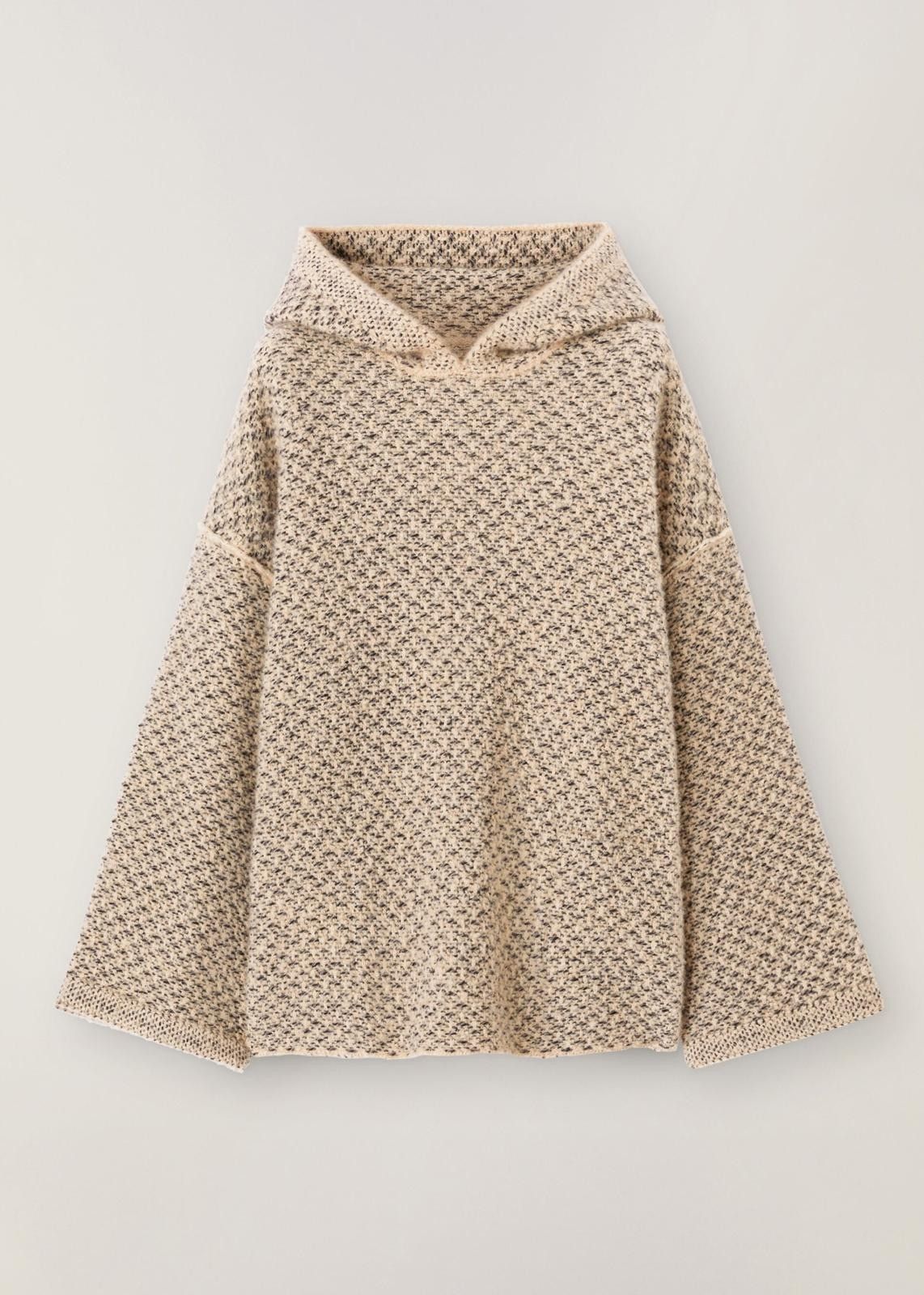 Loro Piana o1srvl11e0824 Size: OS / Poncho Hooded Cape in Brown Size ONE SIZE - 1 Thumbnail