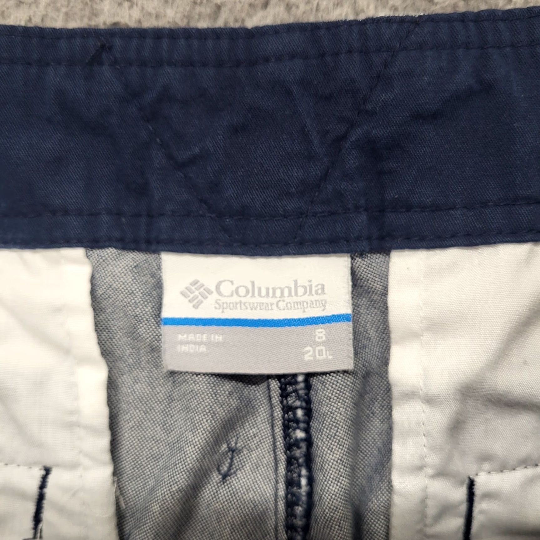 Vintage Columbia Capri Pants PFG Women's Size 8 Blue Anchors 100% Cotton Outdoor Pockets Size 30" / US 8 / IT 44 - 3 Thumbnail