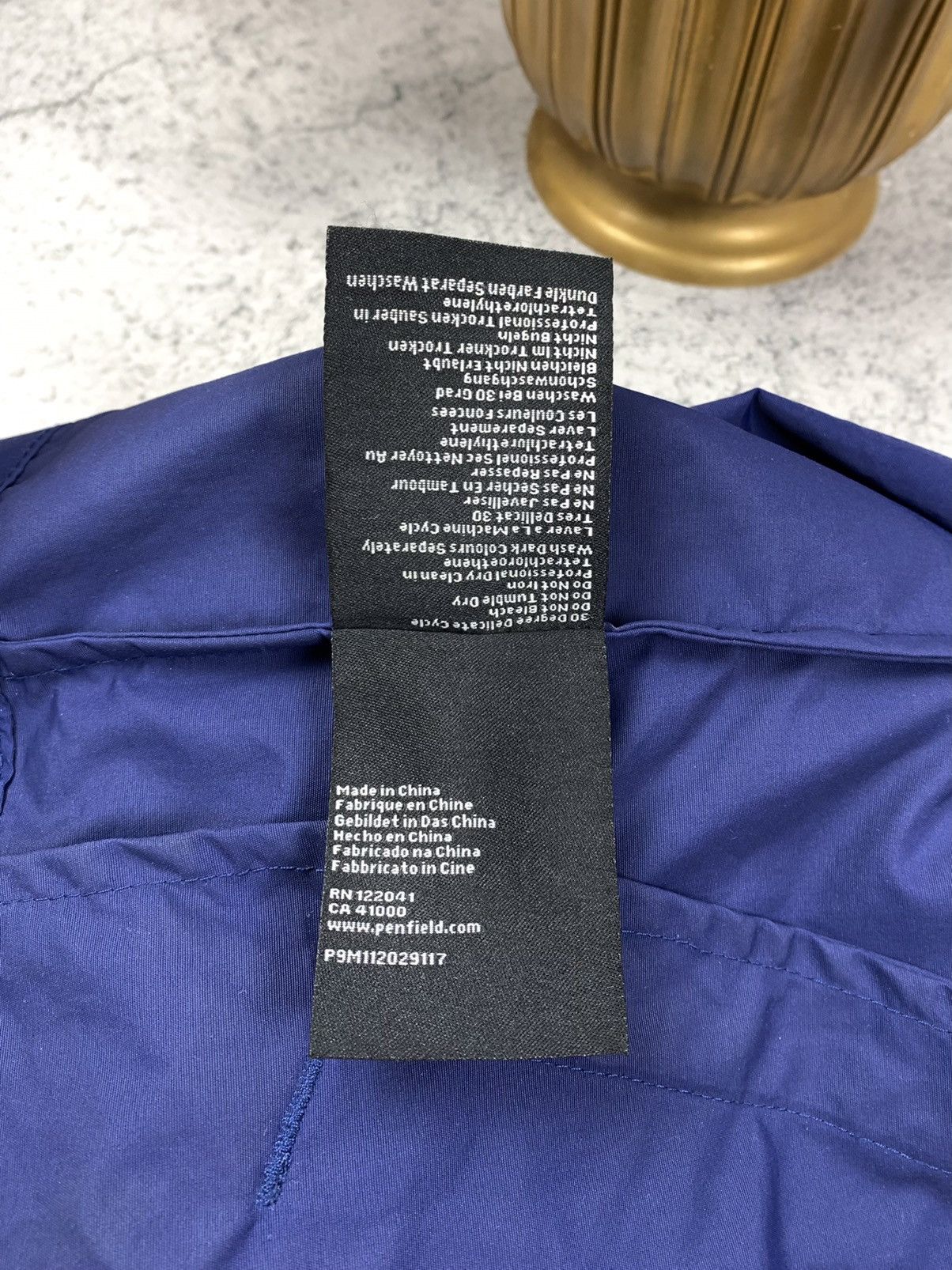 Penfield Penfield Big Logo Nylon Navy Coach Jacket Mens Size S Size US S / EU 44-46 / 1 - 8 Thumbnail
