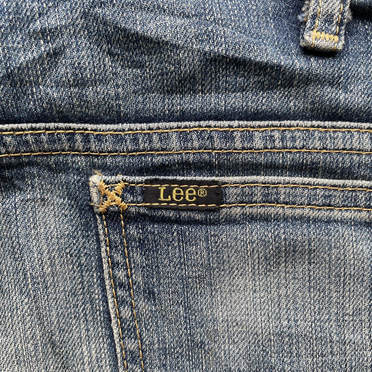 Japanese Brand Vintage Japan 🇯🇵 Lee Jeans Faded Denim Pants RUSTY W33x30 Size US 33 - 8 Thumbnail