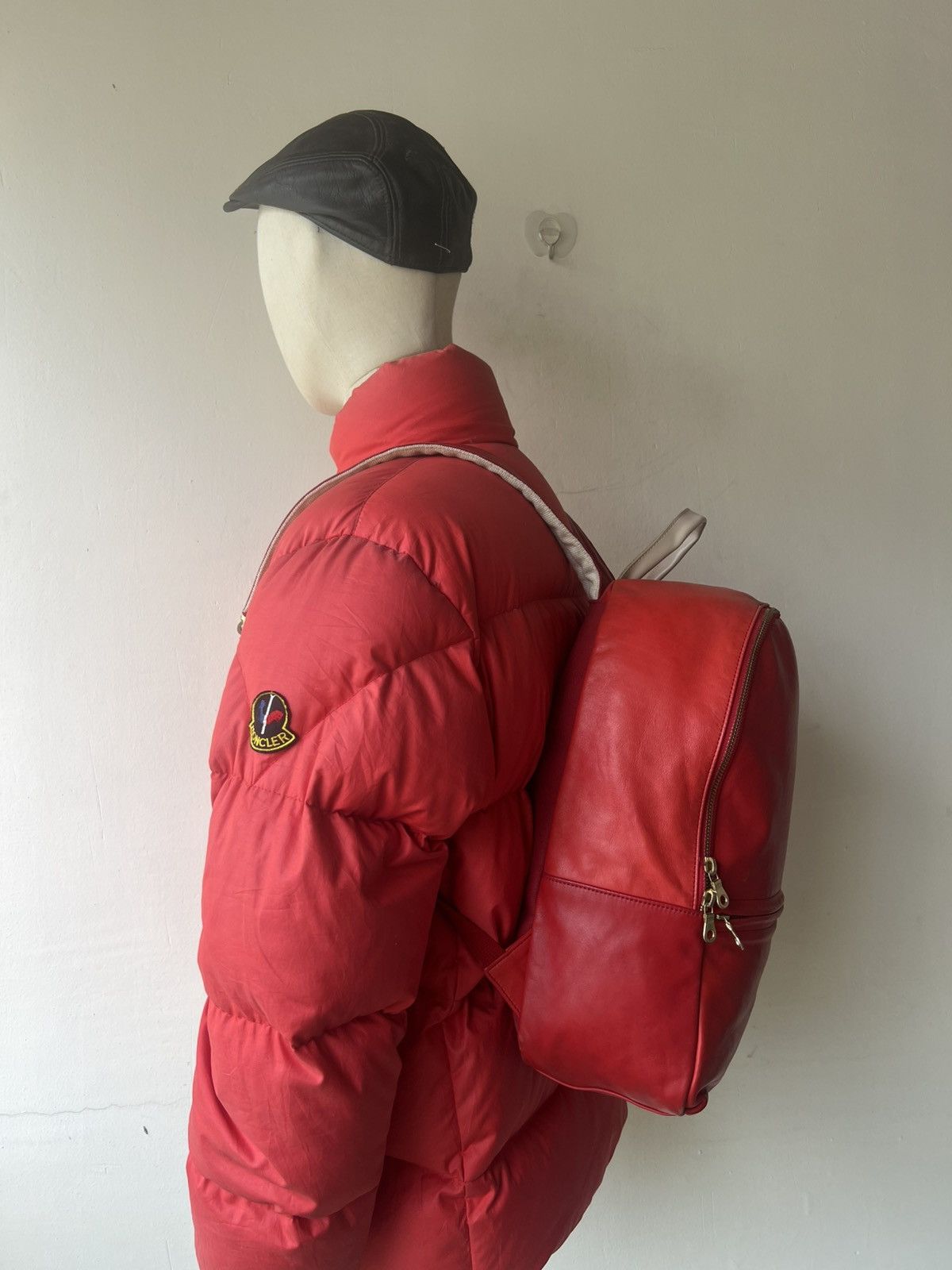 Shellac Agility Japan Patina Red Leather Backpack Bag Size ONE SIZE - 6 Thumbnail