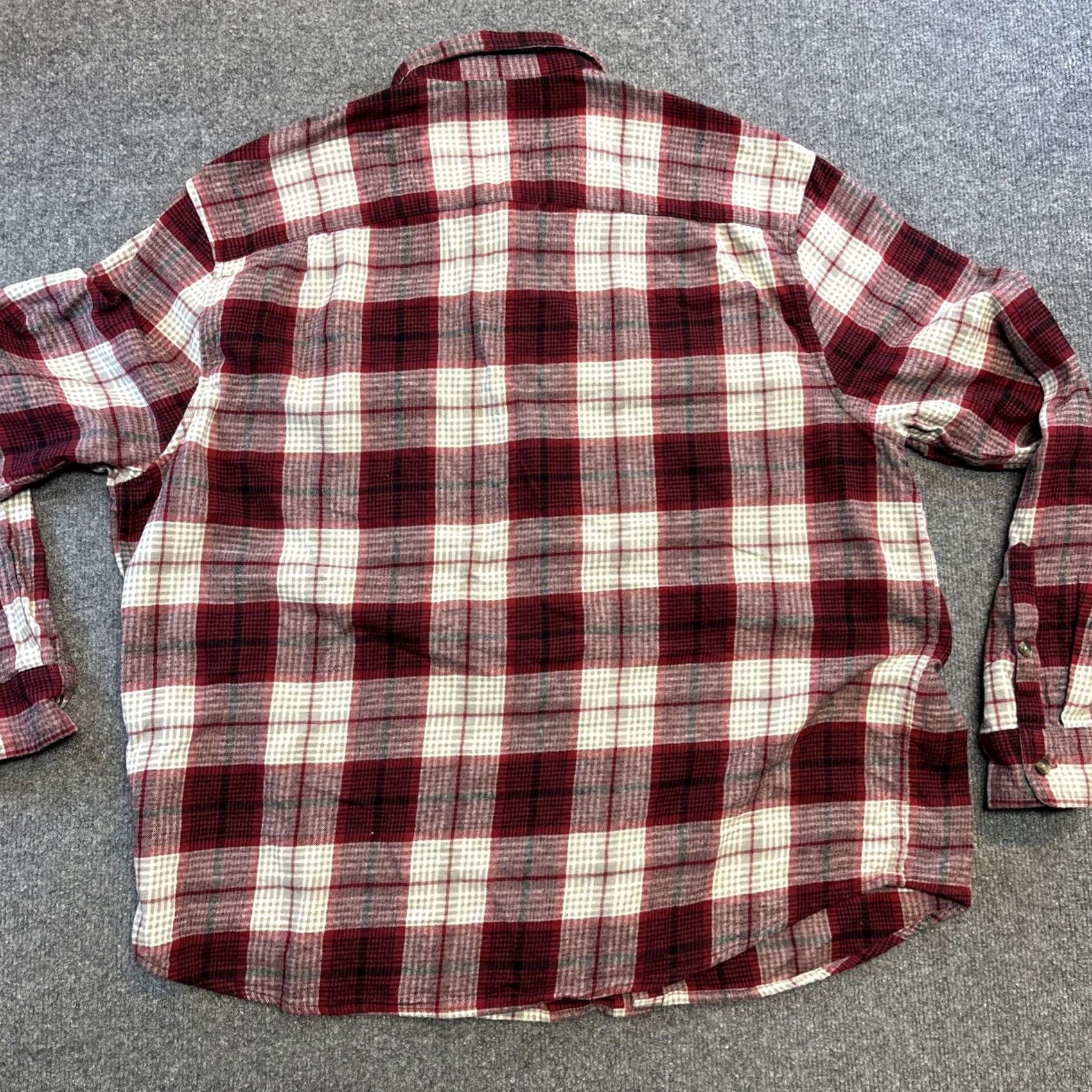 Lucky Brand Lucky Brand Shirt Mens XXL Red Flannel Classic Fit Outdoors Hiking Lumberjack Shirt Size US XXL / EU 58 / 5 - 5 Thumbnail