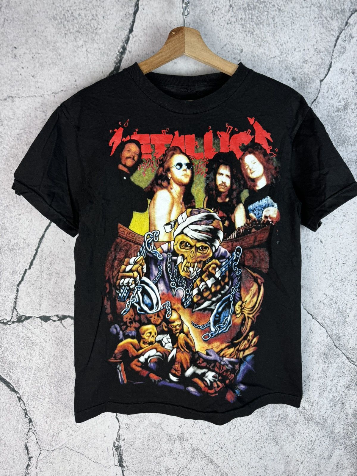 Band Tees × Metallica × Vintage 90s vintage Metallica Tour T-Shirt 
