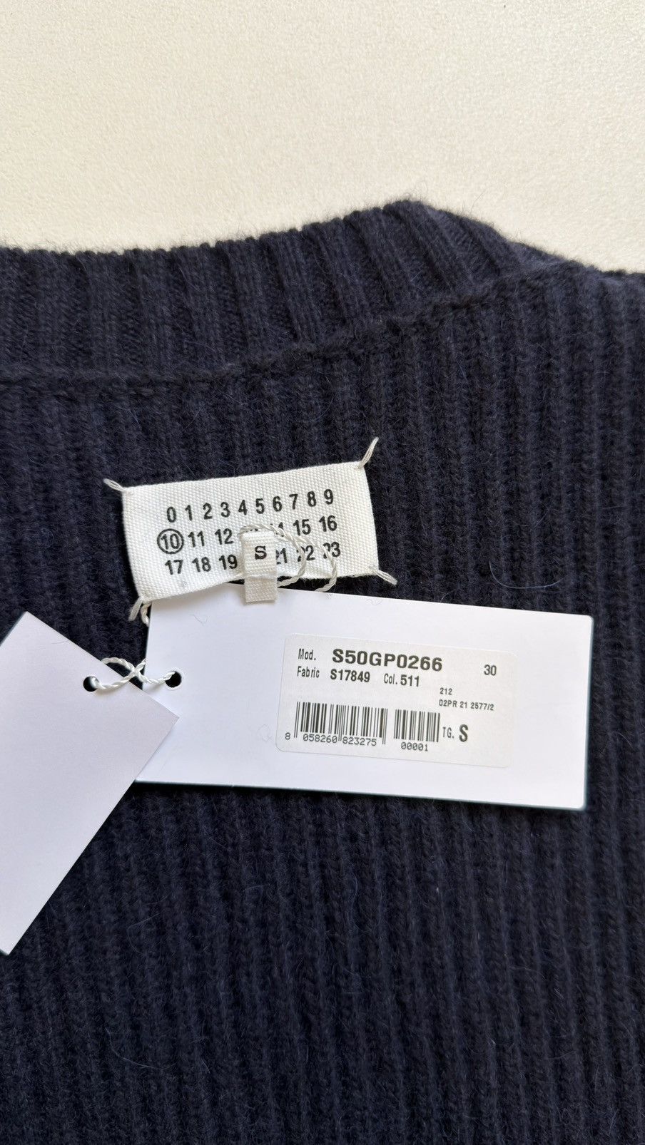 Maison Margiela A/W 21 Ribbed Wool ‘Officer’ Sweater Size US XL / EU 56 / 4 - 6 Thumbnail