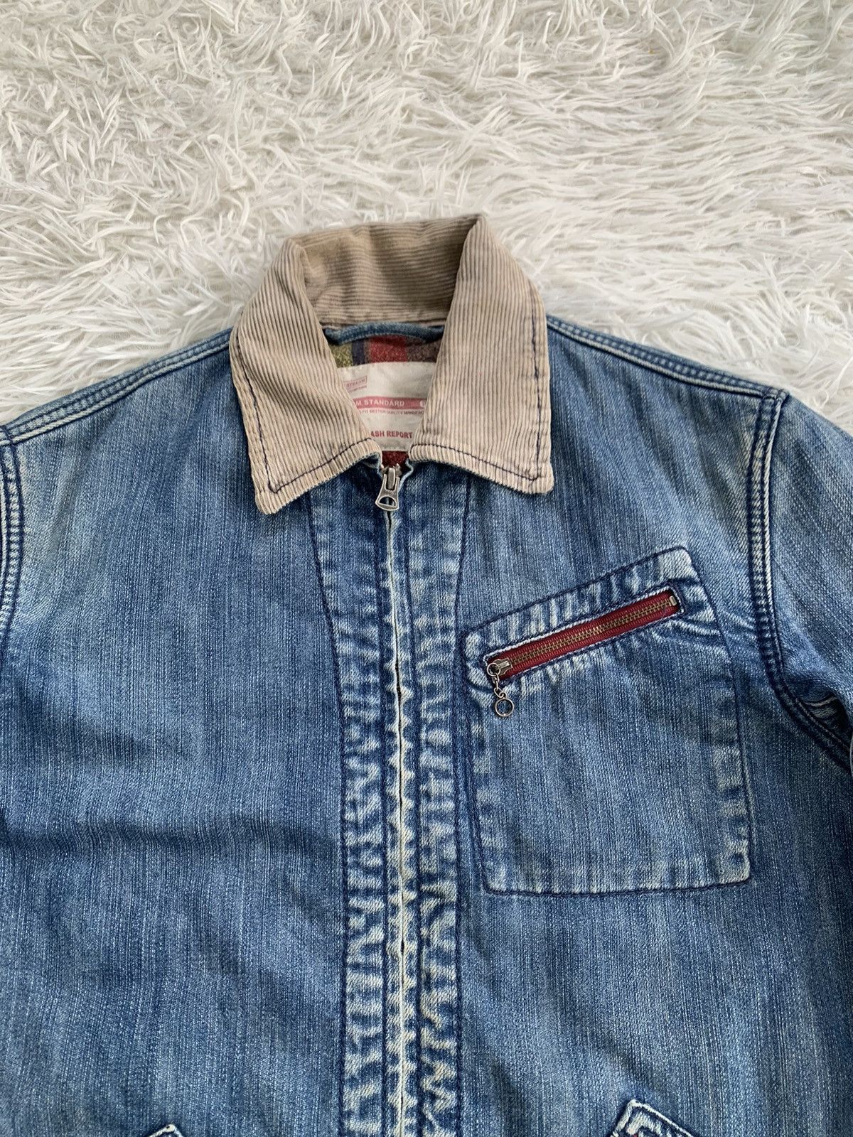 Japanese Brand Vintage Flash Report Denim Jacket Blanket Inner Size US M / EU 48-50 / 2 - 5 Thumbnail