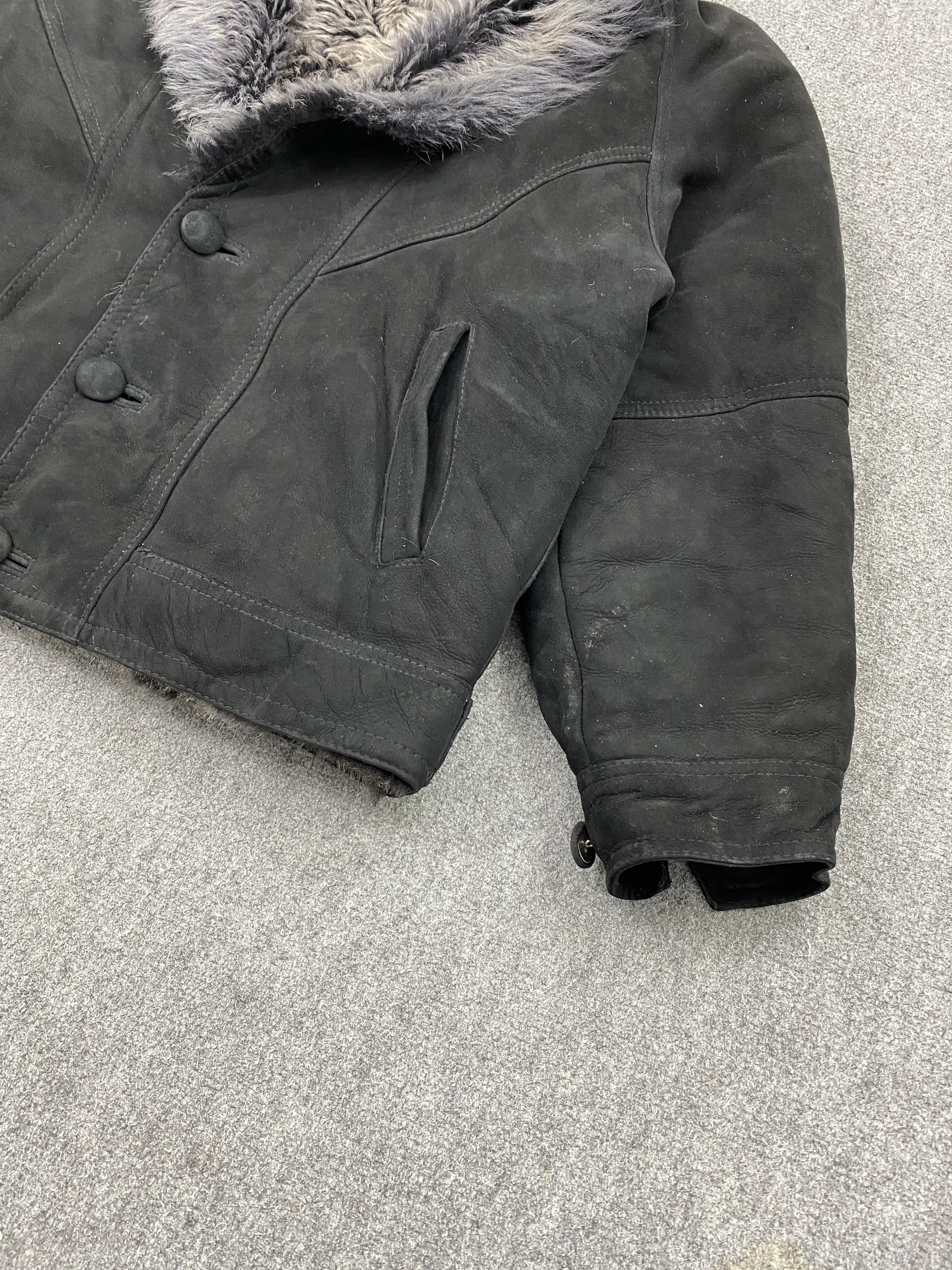If Six Was Nine Vintage Nino Cerruti Fur Suede Jacket MJ0082 Size US L / EU 52-54 / 3 - 12 Thumbnail
