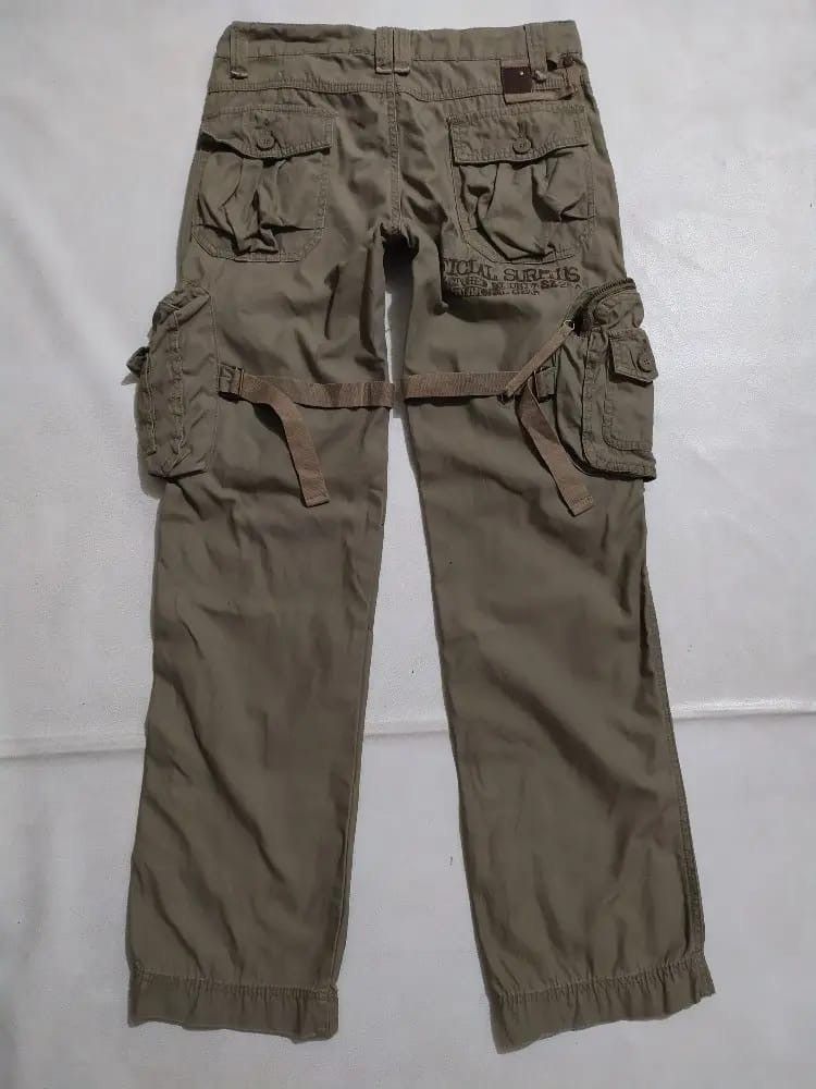 Other Cargo Multi Pocket punk Bondage Pants by Samuel Kevin Size US 29 - 4 Thumbnail