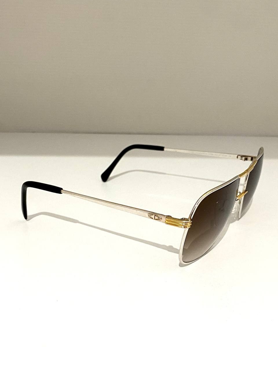 Dior Christian Dior CD Logo Aviator Gold Plated Sunglasses 90s Size ONE SIZE - 6 Thumbnail
