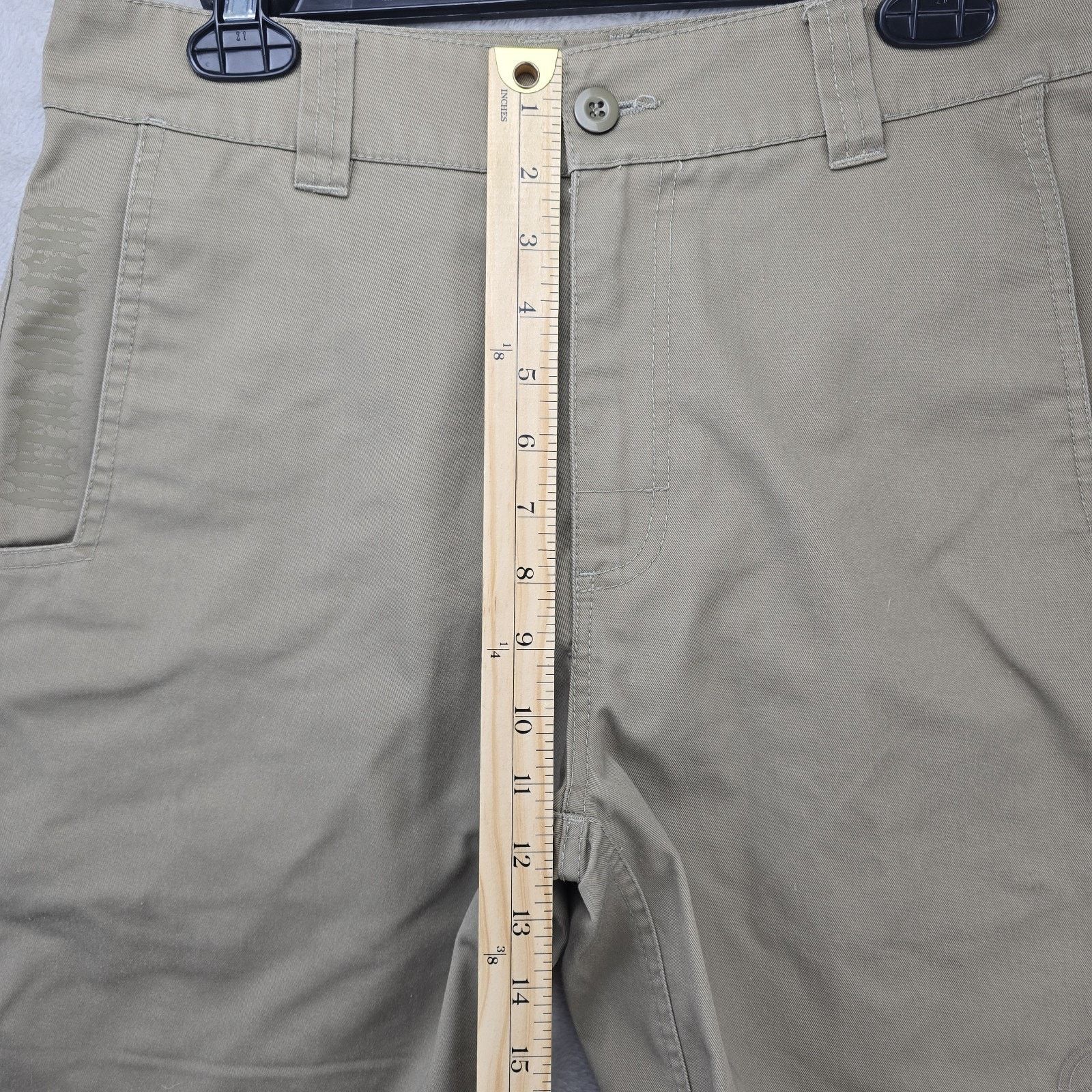 Metal Mulisha Metal Mulisha Shorts 31 Beige (Fits 32x11) Chino Skater Y2K Size US 31 - 11 Thumbnail