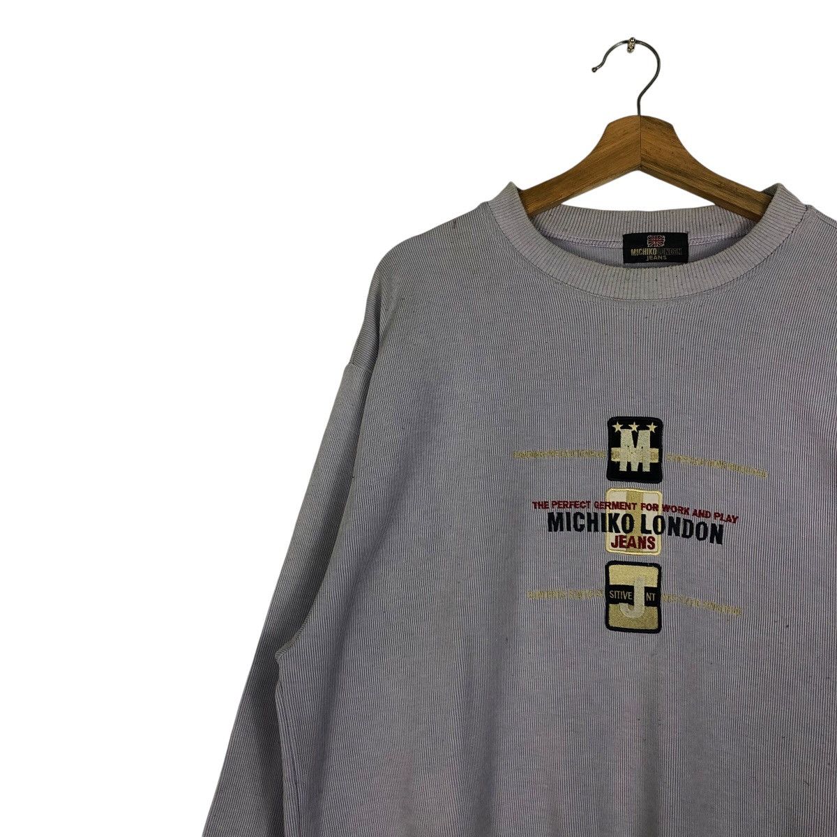 Japanese Brand × Vintage Vtg Sweatshirt Crewneck Michiko London Jean Embroidered Big Size US M / EU 48-50 / 2 - 8 Thumbnail