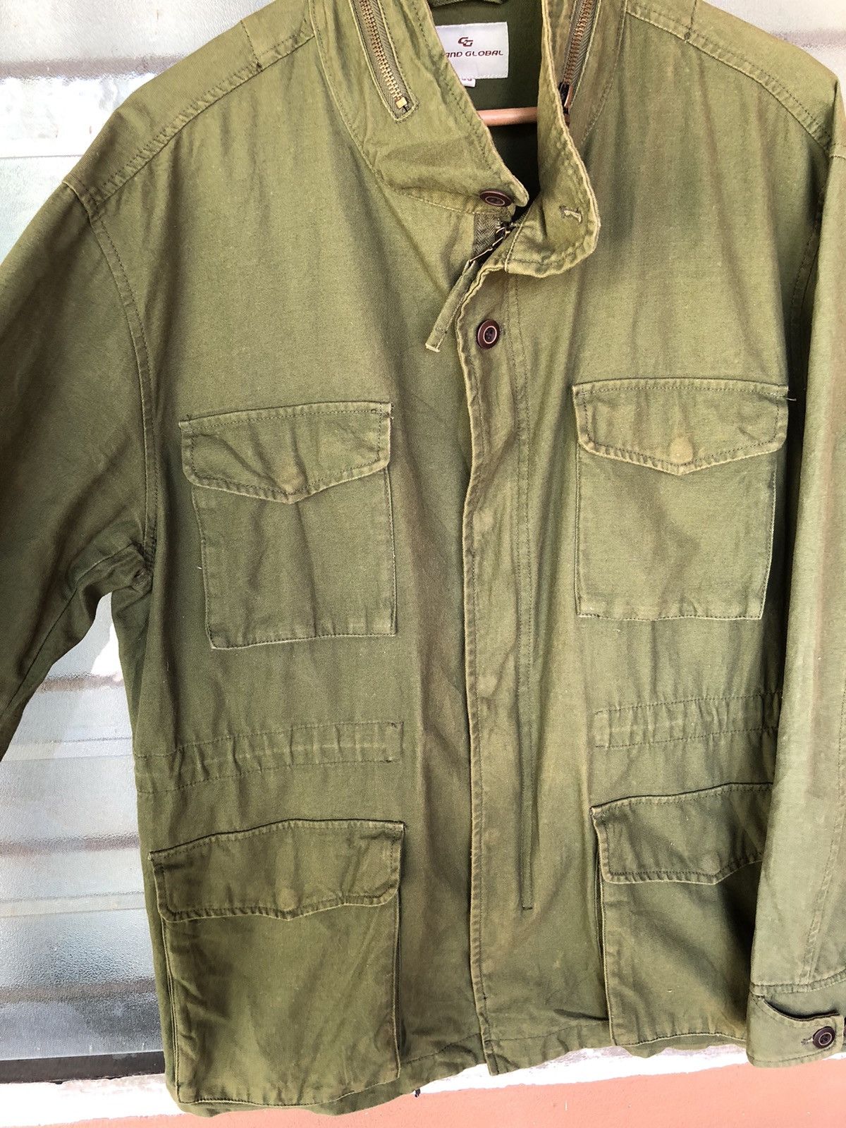 Japanese Brand Vintage Grand Global Style Military Army Jacket Size US M / EU 48-50 / 2 - 5 Thumbnail