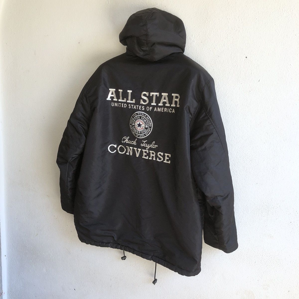 Converse CONVERSE spellout embroidered logo raincoat Size US L / EU 52-54 / 3 - 4 Thumbnail