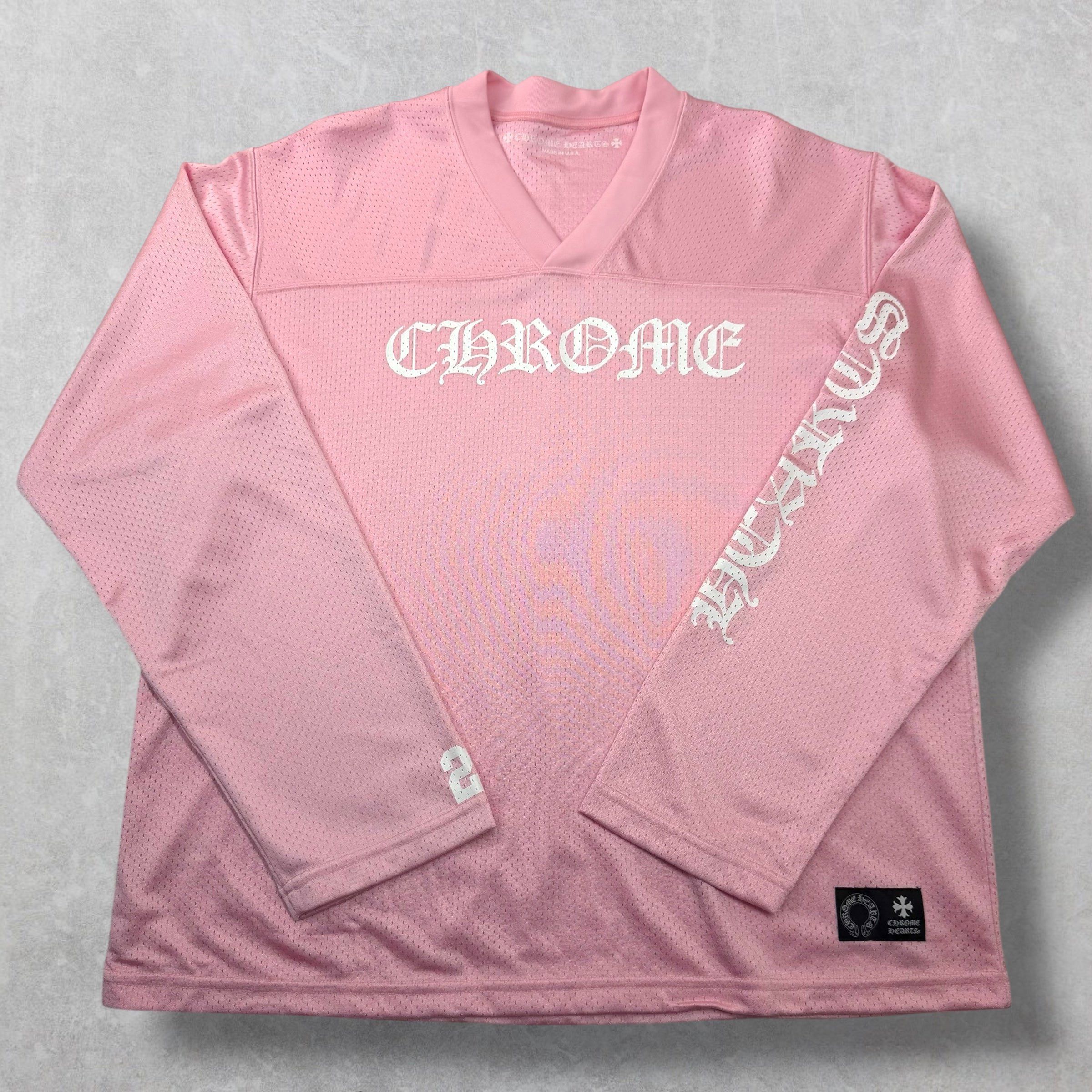 Chrome Hearts 'I Love You' Pink Jersey L