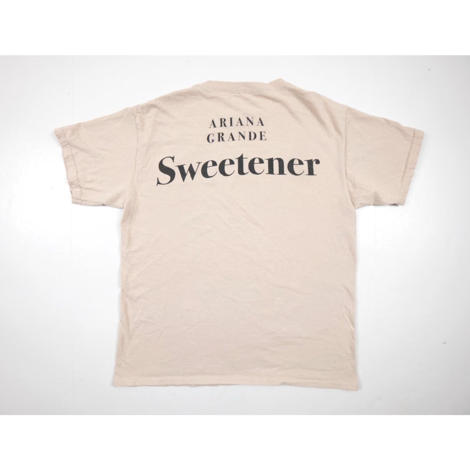 Vintage Ariana Grande Sweetener Music T-Shirt Adult XS Beige Short Sleeve Crew Neck Graphic Tee Unisex Size US XS / EU 42 / 0 - 4 Thumbnail