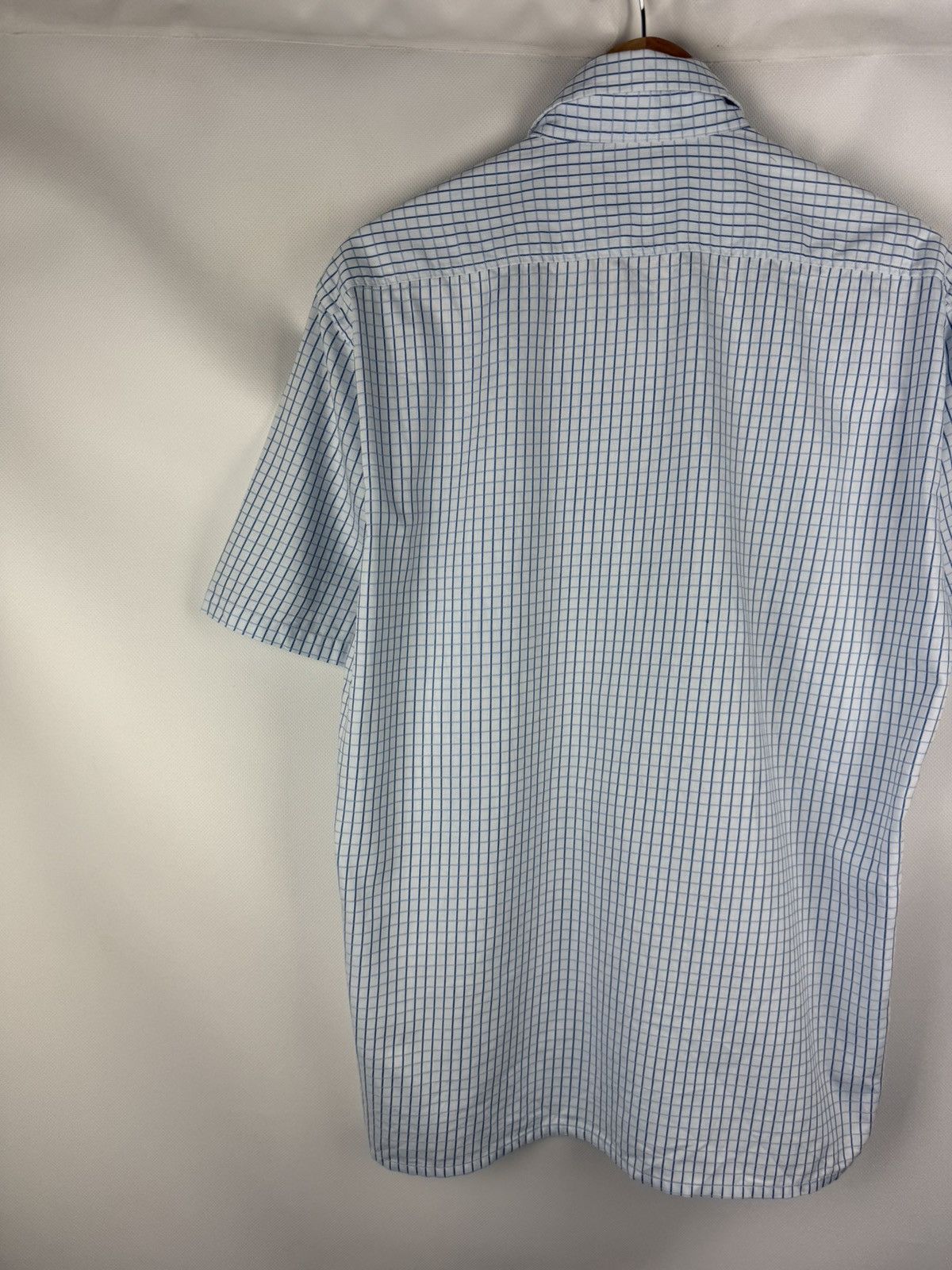 Yves Saint Laurent YSL Yves Saint Laurent Vintage 90s S/S Plaid Button Up Shirt Size US L / EU 52-54 / 3 - 15 Thumbnail