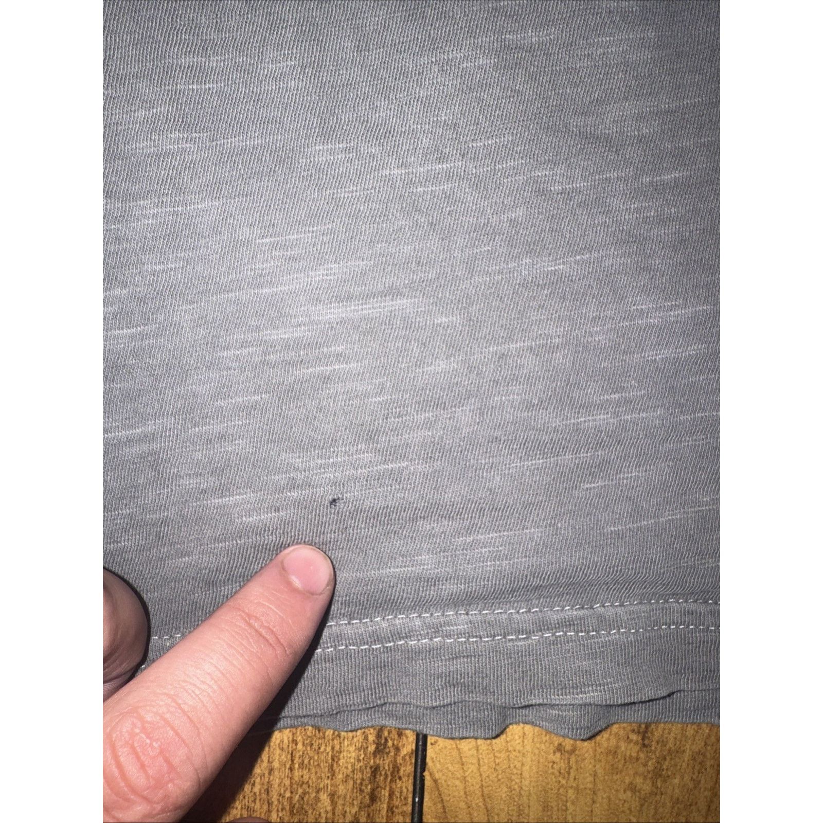 Sonoma Sonoma Thin Henley T-Shirt Gray Medium Distressed 20x25 Size US M / EU 48-50 / 2 - 3 Thumbnail