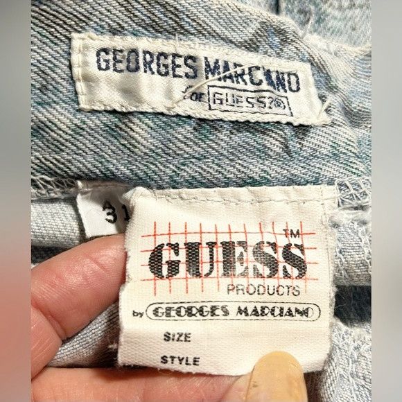 Guess Vintage Retro 80s Guess Georges Marciano Paisley Mini Skirt Size 30" / US 8 / IT 44 - 5 Thumbnail