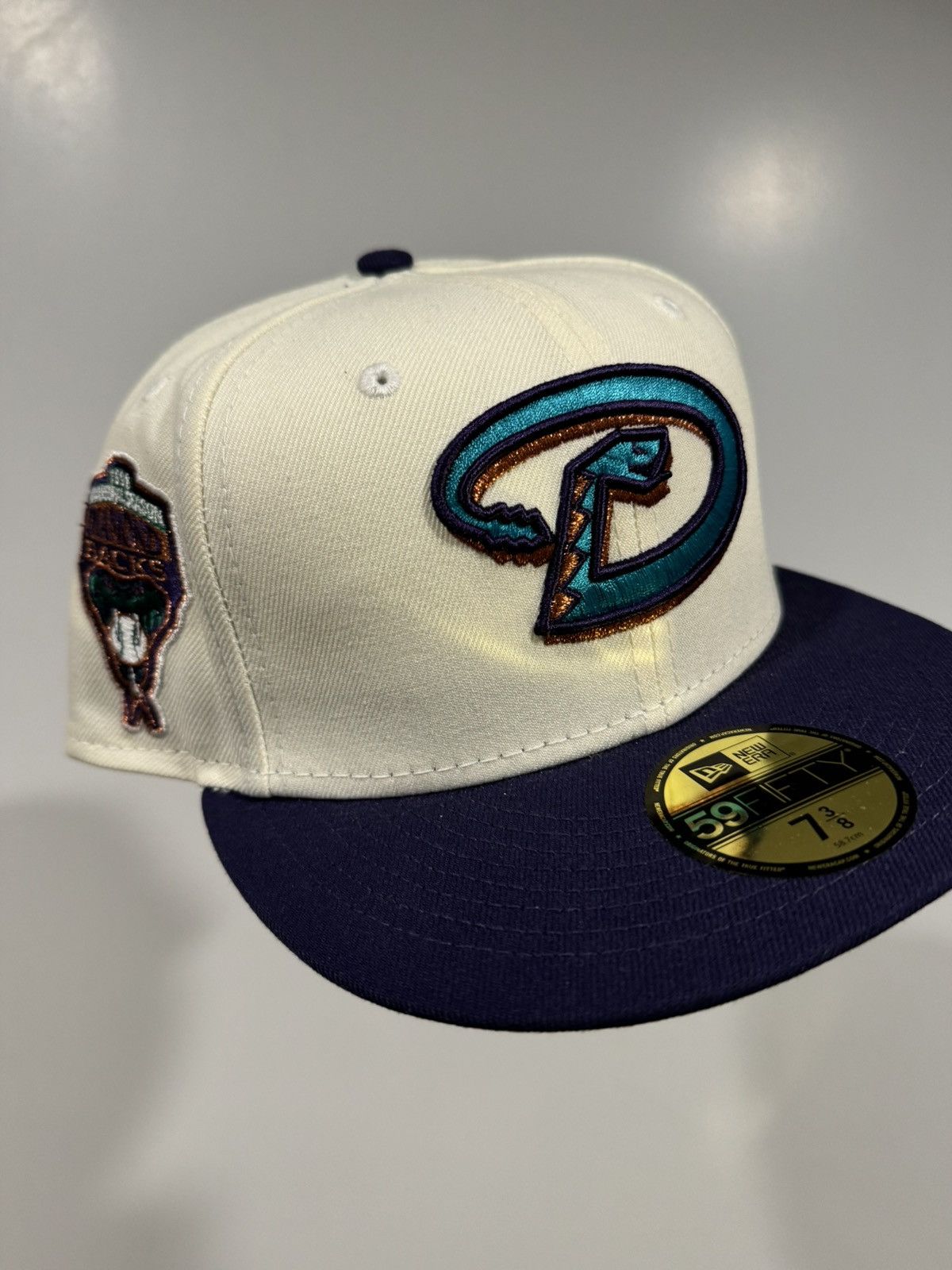 Hat Club × MLB × New Era Hatclub Exclusive Arizona Diamondbacks off white/purple 3/8 Size ONE SIZE - 1 Thumbnail
