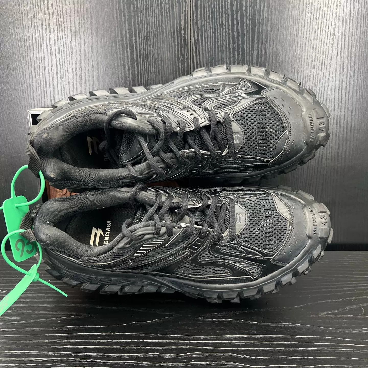 Balenciaga Balenciaga Tire Black 43 Size US 10 / EU 43 - 2 Thumbnail