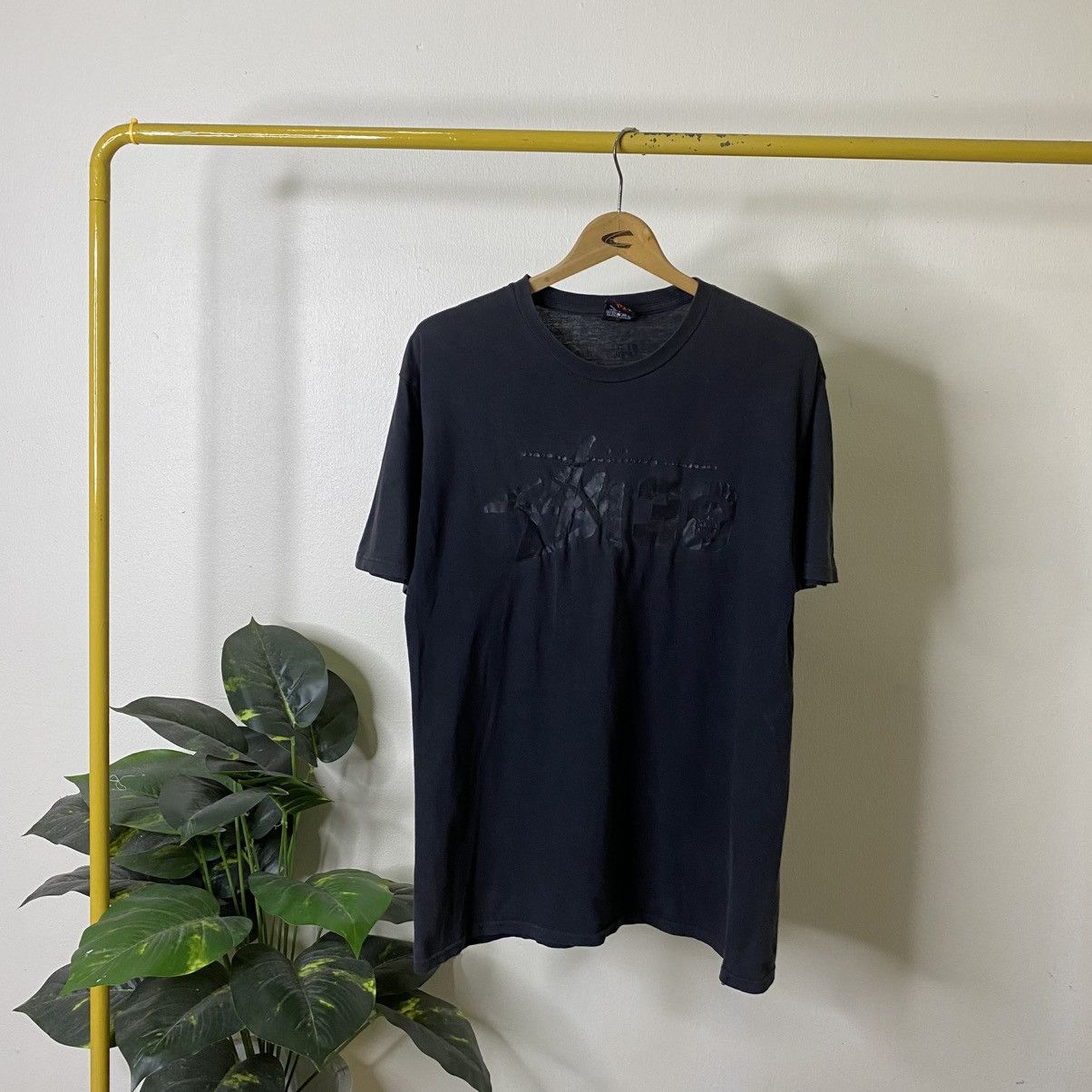 Stussy Vintage 2000s Stussy 30 Black on Black T Shirt Size US M / EU 48-50 / 2 - 1 Thumbnail