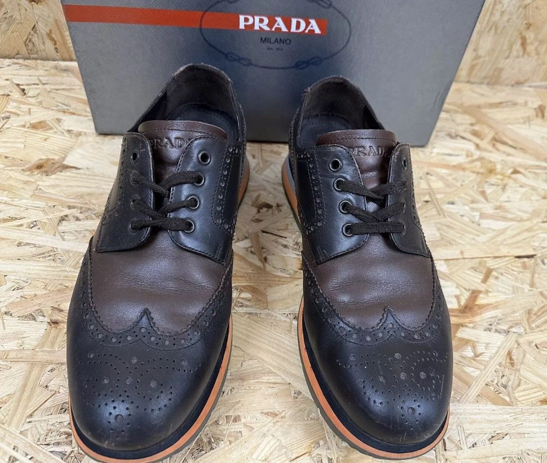 Prada Prada brogues size 10,5-11 US Size US 11 / EU 44 - 1 Thumbnail
