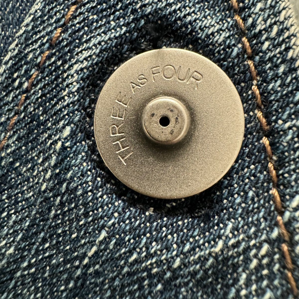 threeASFOUR Vintage Three As Four Denim Jacket Size XS / US 0-2 / IT 36-38 - 6 Thumbnail