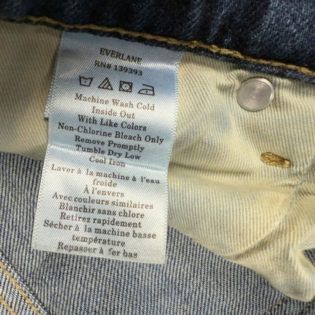 Everlane Everlane The Crop Shortie Organic Denim Blue Jeans Size 25 Size 25" / US 0 / IT 36 - 8 Thumbnail
