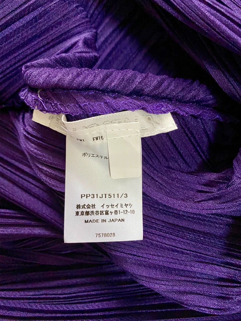 Issey Miyake Issey Miyake size:3 Purple pleated top Size S / US 4 / IT 40 - 5 Thumbnail