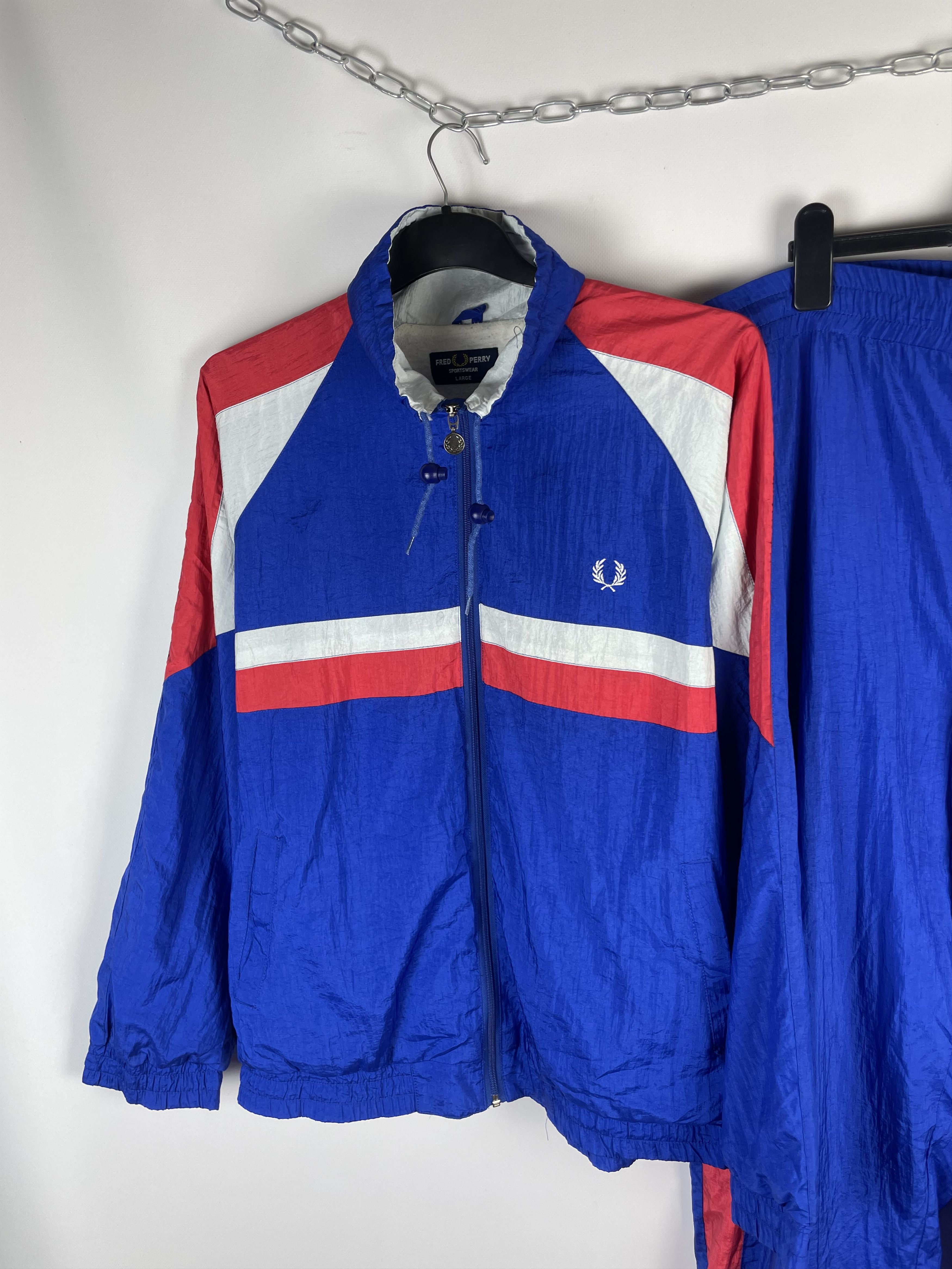 Fred Perry Vintage 90s Fred Perry Track Suit Full Set Windbreaker Size US L / EU 52-54 / 3 - 2 Thumbnail
