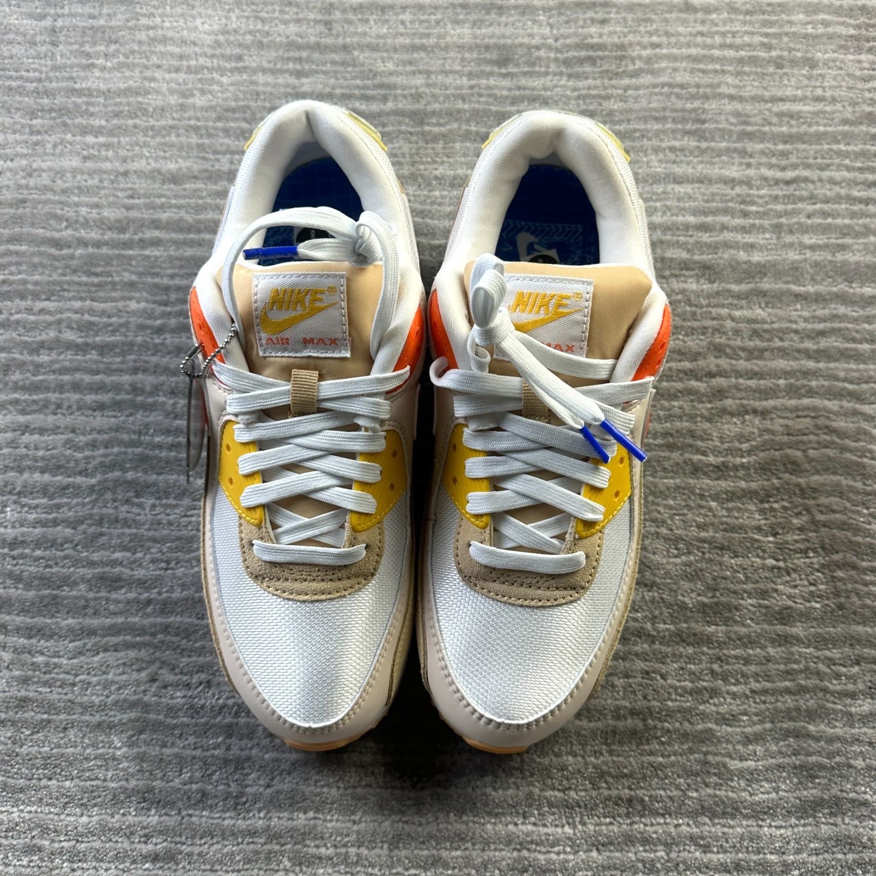 Nike Nike Air Max 90 Mens 8 SE M Frank Rudy Pressure Summit White Orange Sneakers Size 8 Nike Air Max 90 Mens Shoes Orange White 90s? Size US 8 / EU 41 - 2 Thumbnail