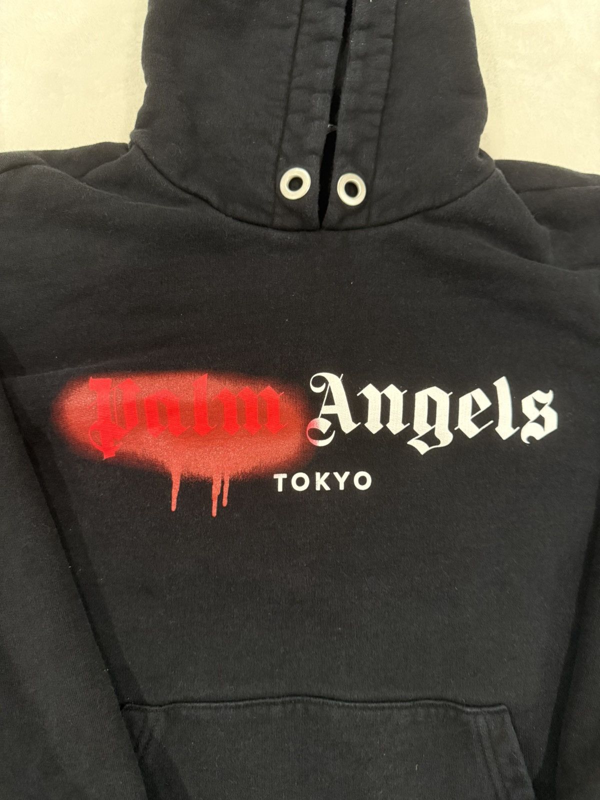 Palm Angels Tokyo Sprayed Logo Hoodie