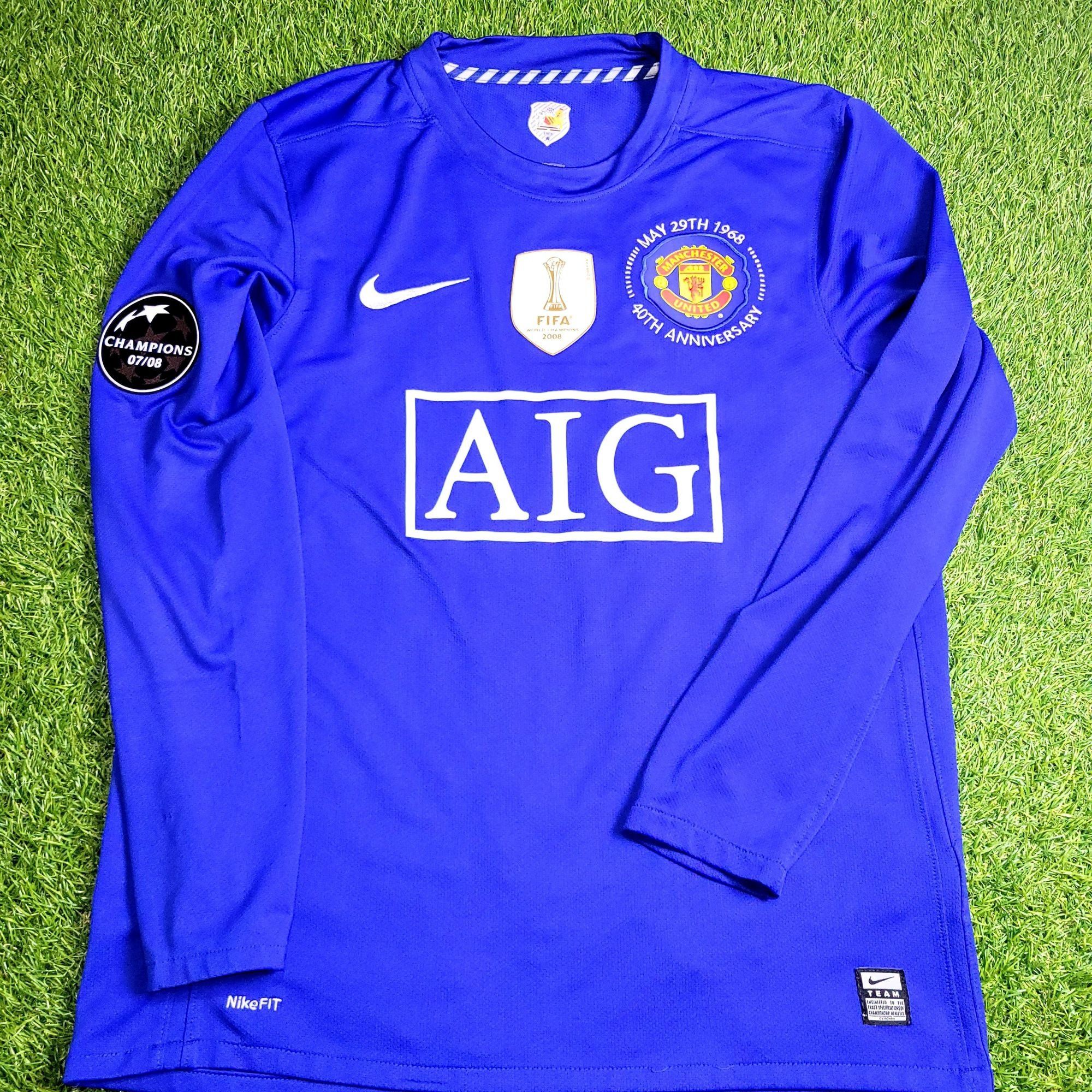 Nike Ronaldo Manchester United 2008 2009 Away Soccer Jersey M Size US M / EU 48-50 / 2 - 2 Thumbnail