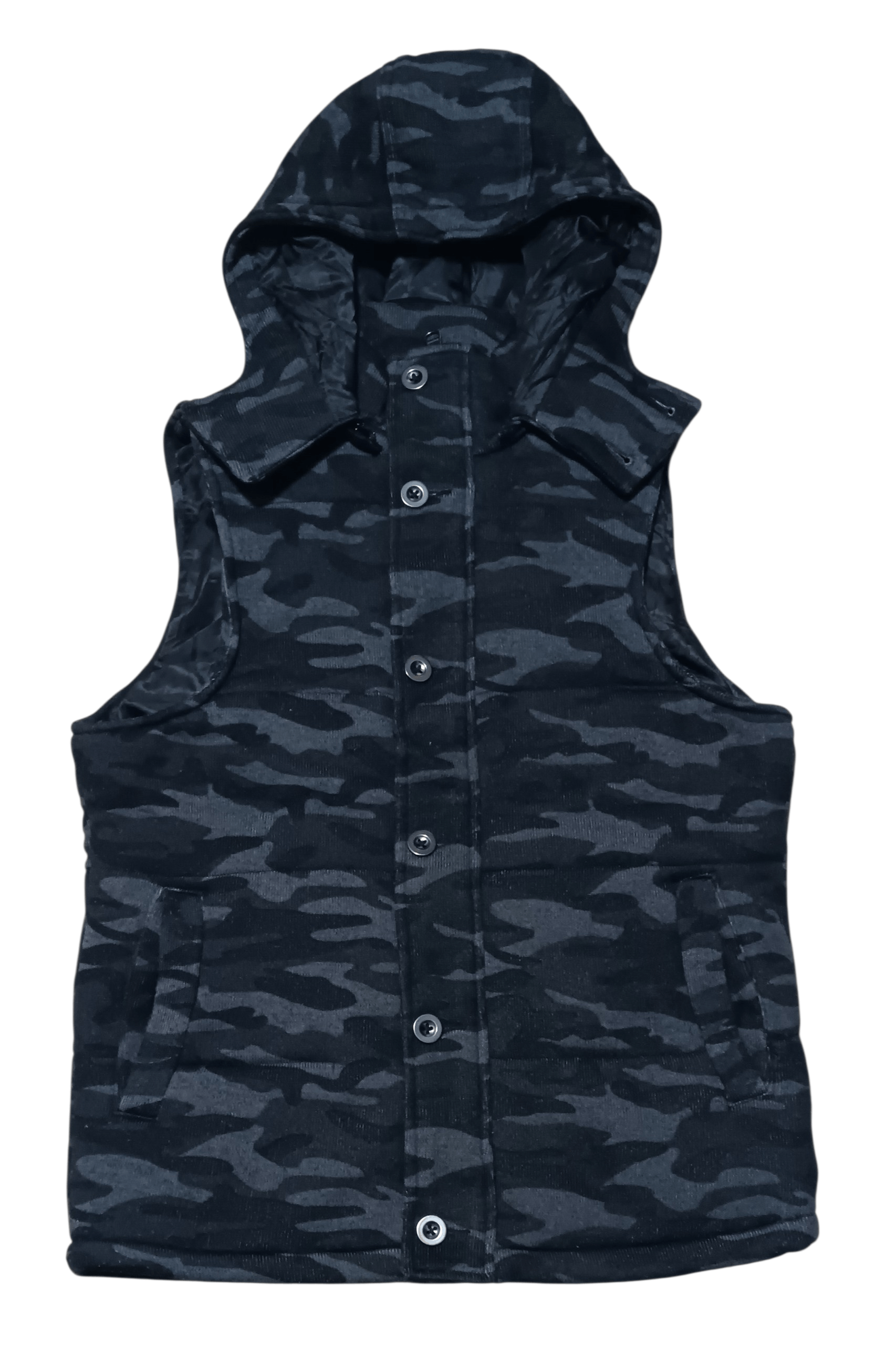 In The Attic IN THE ATTIC CAMO PUNK PUFFER HOODED JACKET Size US XL / EU 56 / 4 - 1 Thumbnail