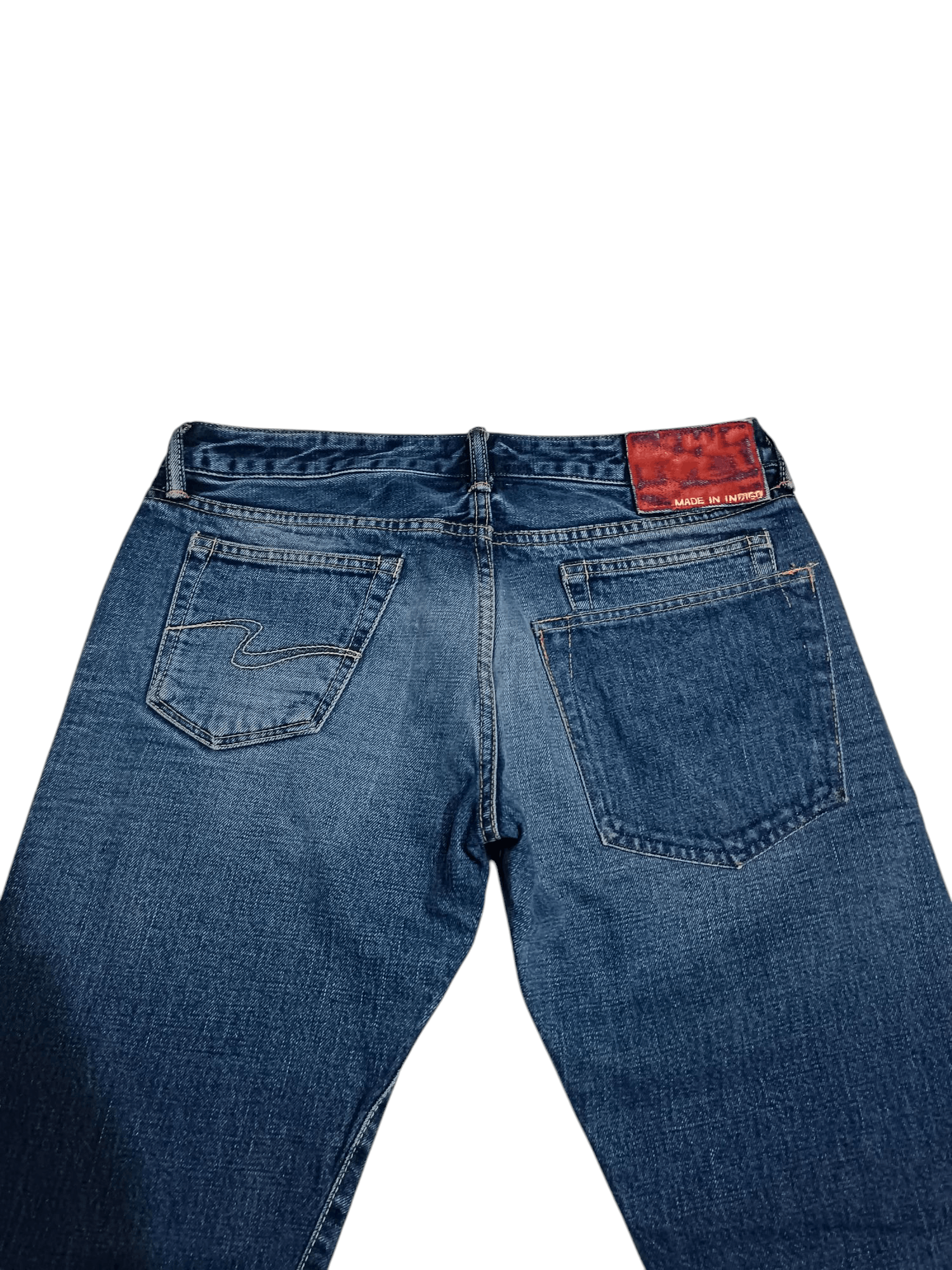 Japanese Brand × Self Edge ⚡ Selvedge ⚡Denim Pants Yellow Line Size 31" - 5 Thumbnail