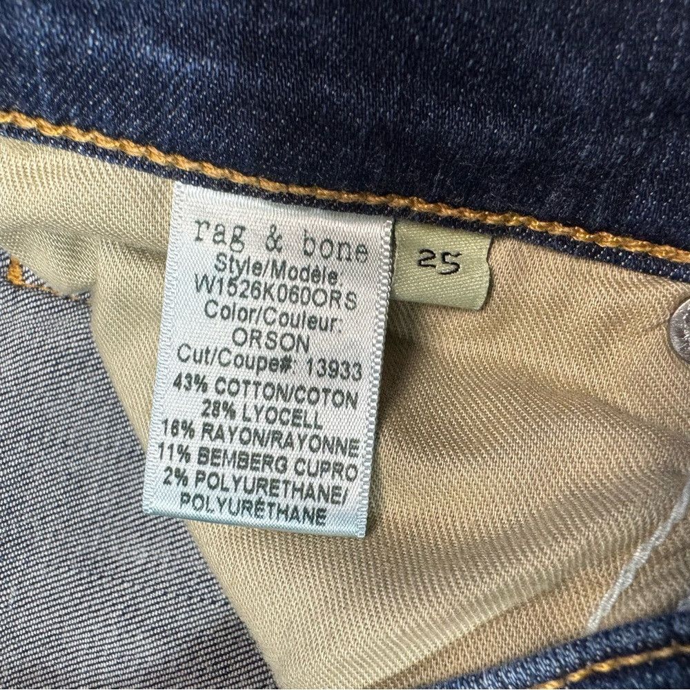 Rag & Bone Rag & Bone Mid-Rise Slim Fit Capri Jeans In Orson Size 25 Size 25" / US 0 / IT 36 - 8 Thumbnail