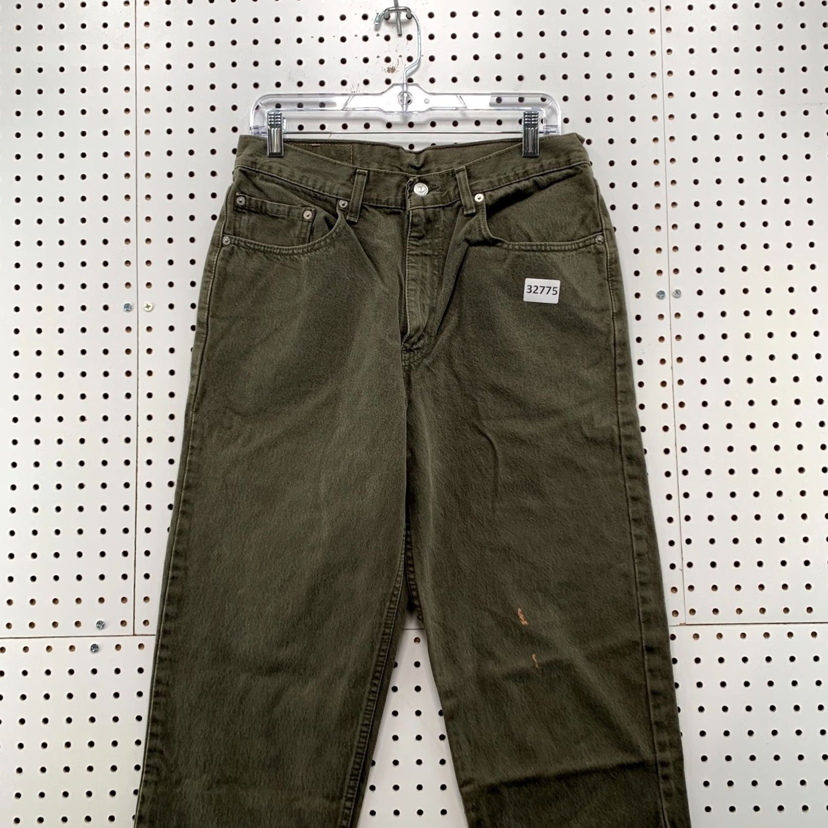 Levi's VINTAGE Levi's 550 Green Denim Jeans Mens 30 Relaxed Straight Made USA Size US 30 / EU 46 - 2 Thumbnail