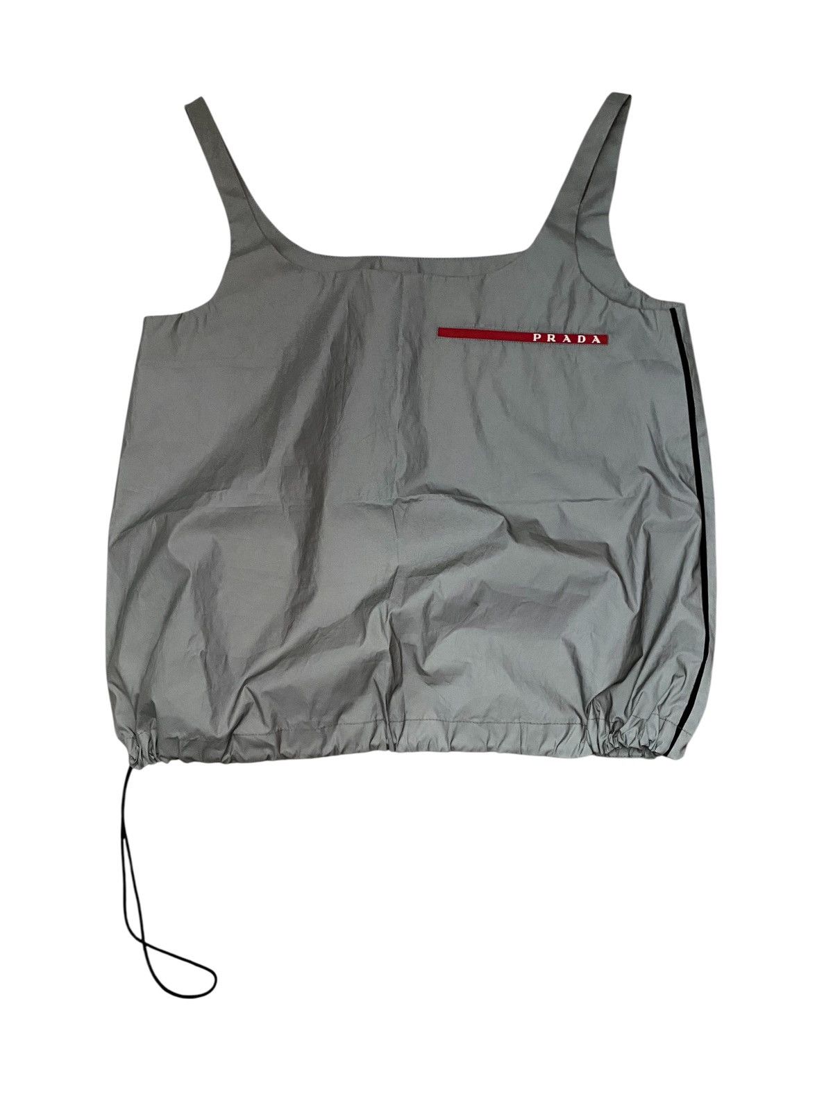 Prada Prada linea rossa SS 2021 reflective nylon tanktop Size XS / US 0-2 / IT 36-38 - 2 Thumbnail