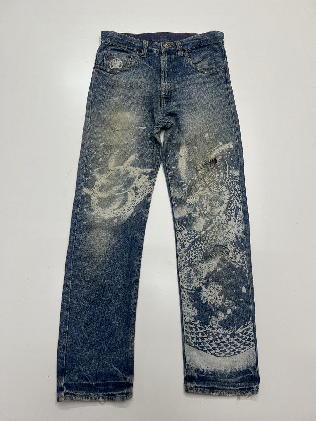 Vintage Vintage Denim Jeans Dragon Size 32 Size US 32 / EU 48 - 1 Thumbnail