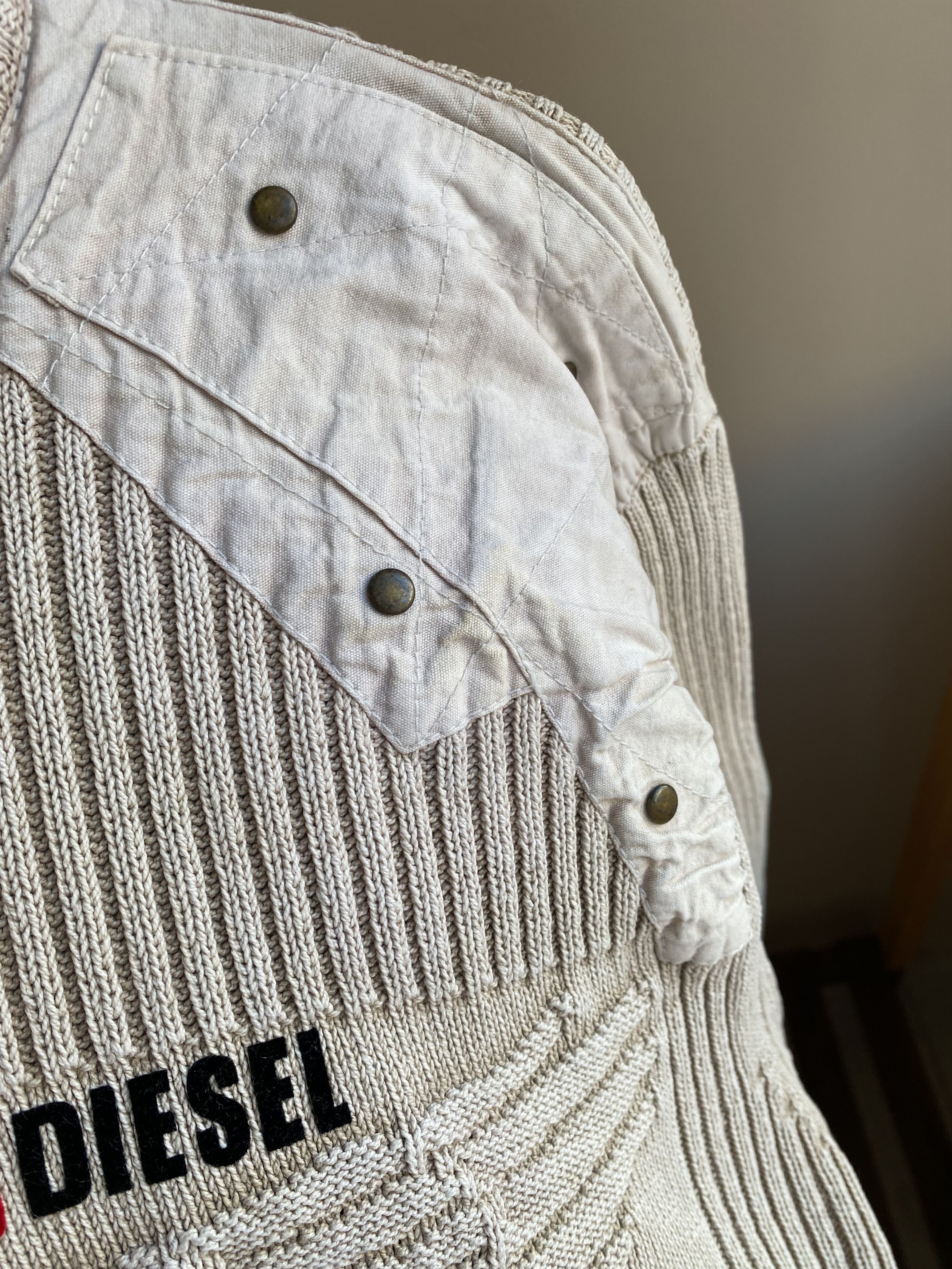Hysteric Glamour × If Six Was Nine Very rare vintage y2k eagle avant-garde Diesel style sweater Size US XXL / EU 58 / 5 - 16 Thumbnail