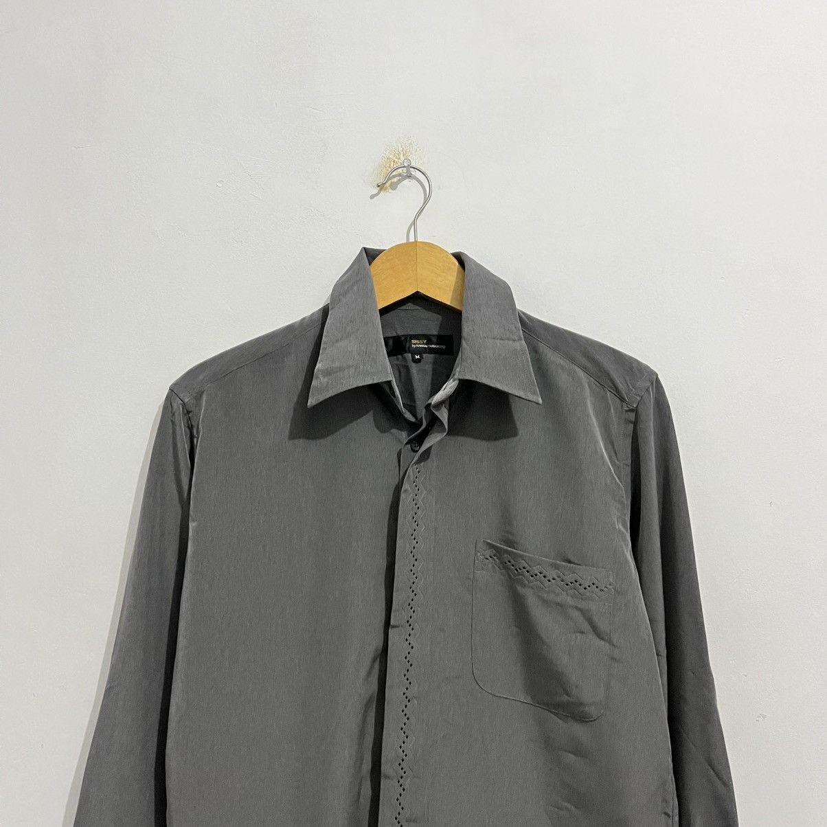 Japanese Brand × Kansai Yamamoto Kansai Yamamoto Vintage Long Sleeve Shirt Size US M / EU 48-50 / 2 - 2 Thumbnail