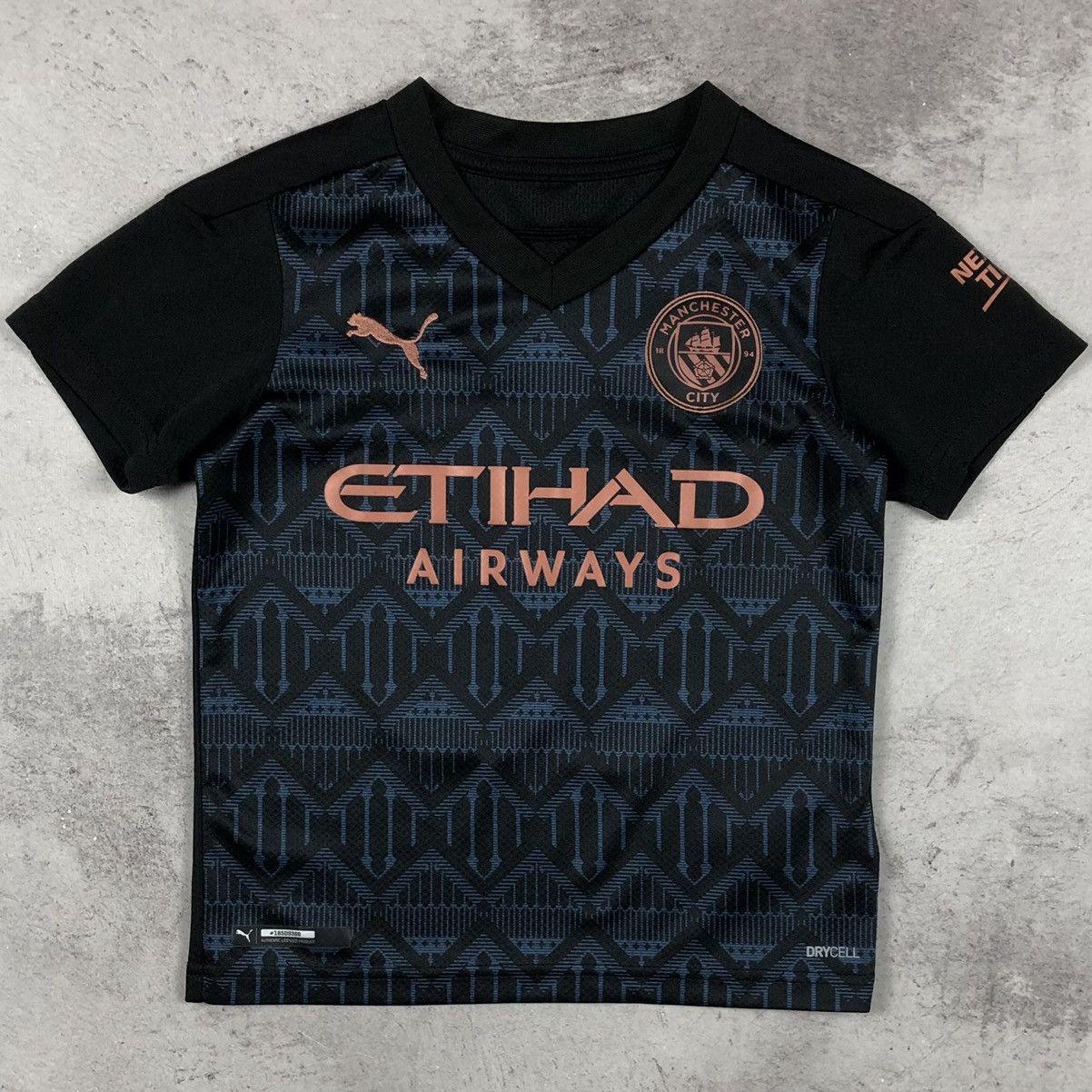 Puma Manchester City 2020-2021 Puma Kun Aguero Soccer Kids Jersey Size US XXS / EU 40 - 2 Thumbnail