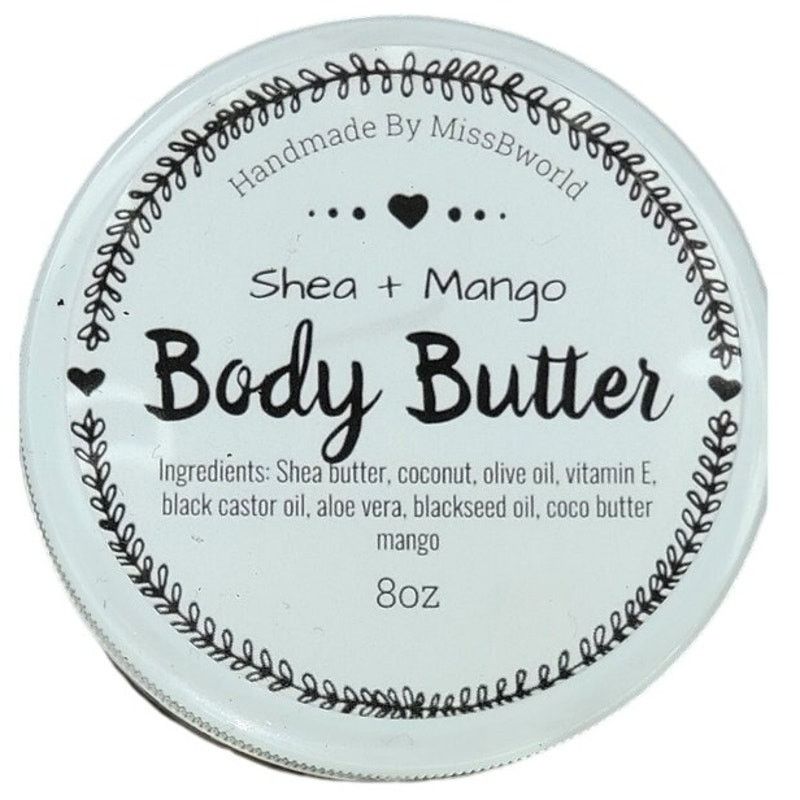 Other Shea Mango Body Butter Handmade Natural Moisturizer 8 oz Size ONE SIZE - 2 Thumbnail