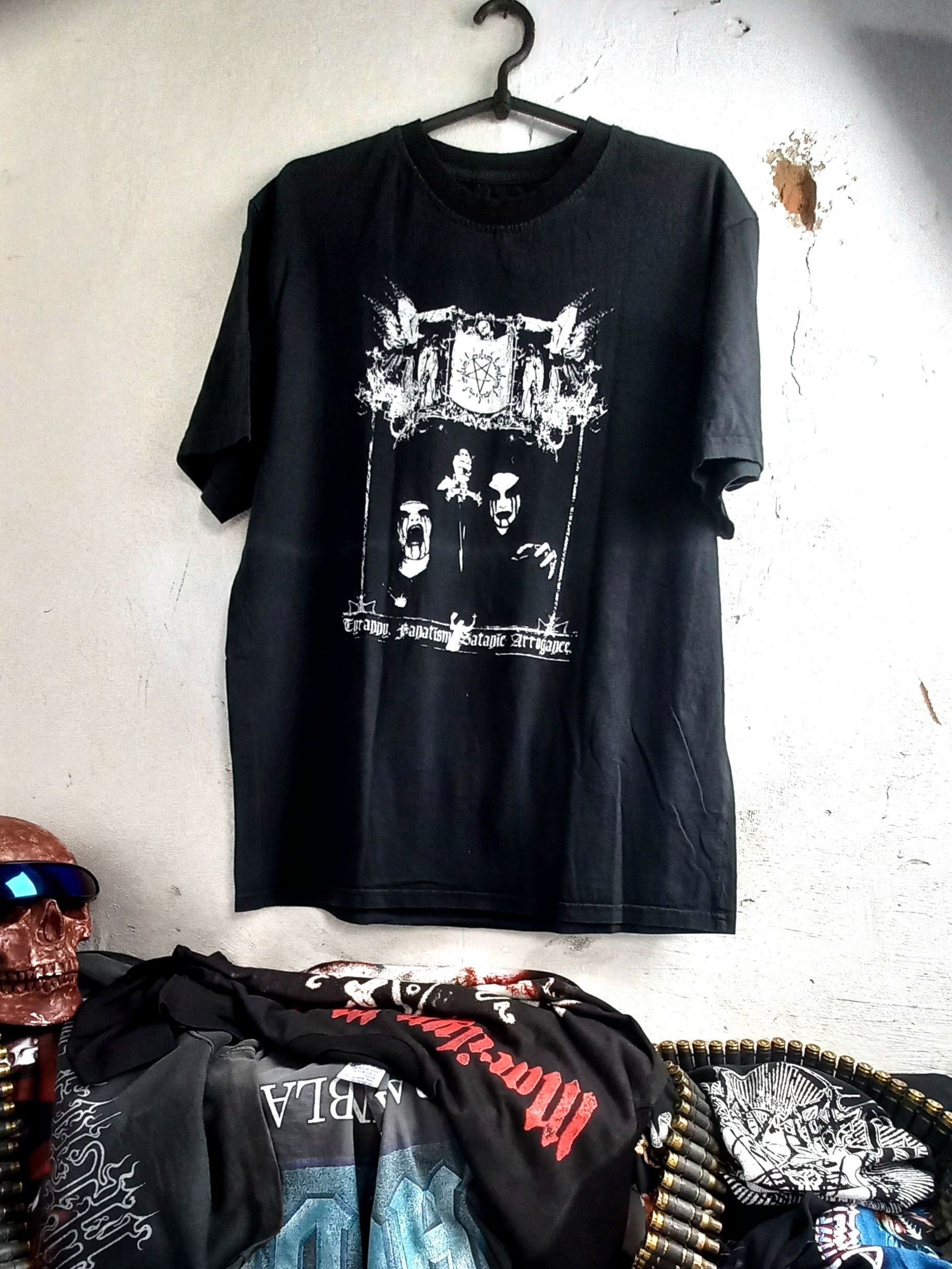 Band Tees Very rare Lucifugum, black metal band t-shirt 90s Size US L / EU 52-54 / 3 - 1 Thumbnail