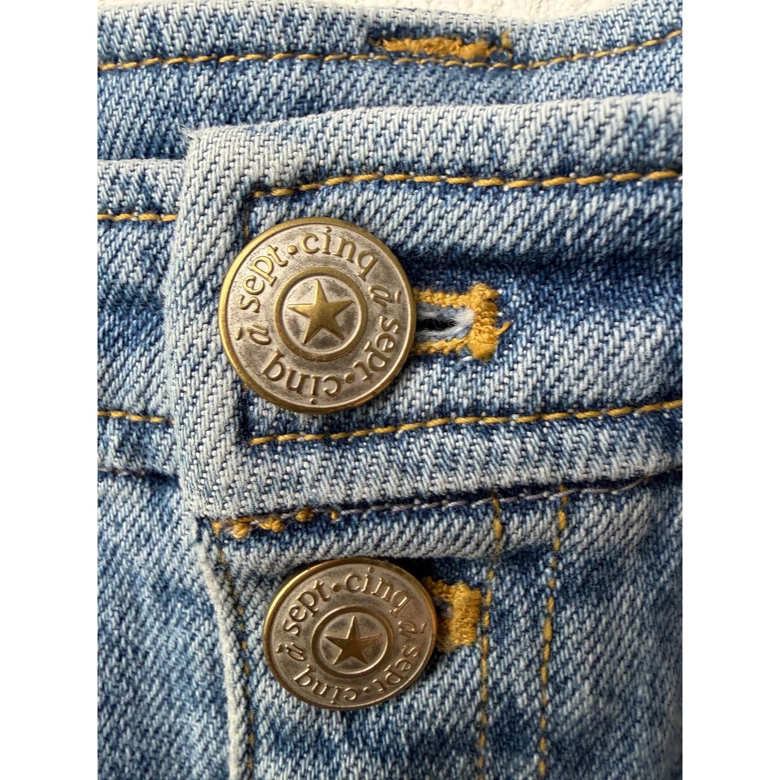 Cinq a Sept Cinq a Sept Benji Wide Leg Jeans Women US 0 Medium Wash Size 25" / US 0 / IT 36 - 6 Thumbnail
