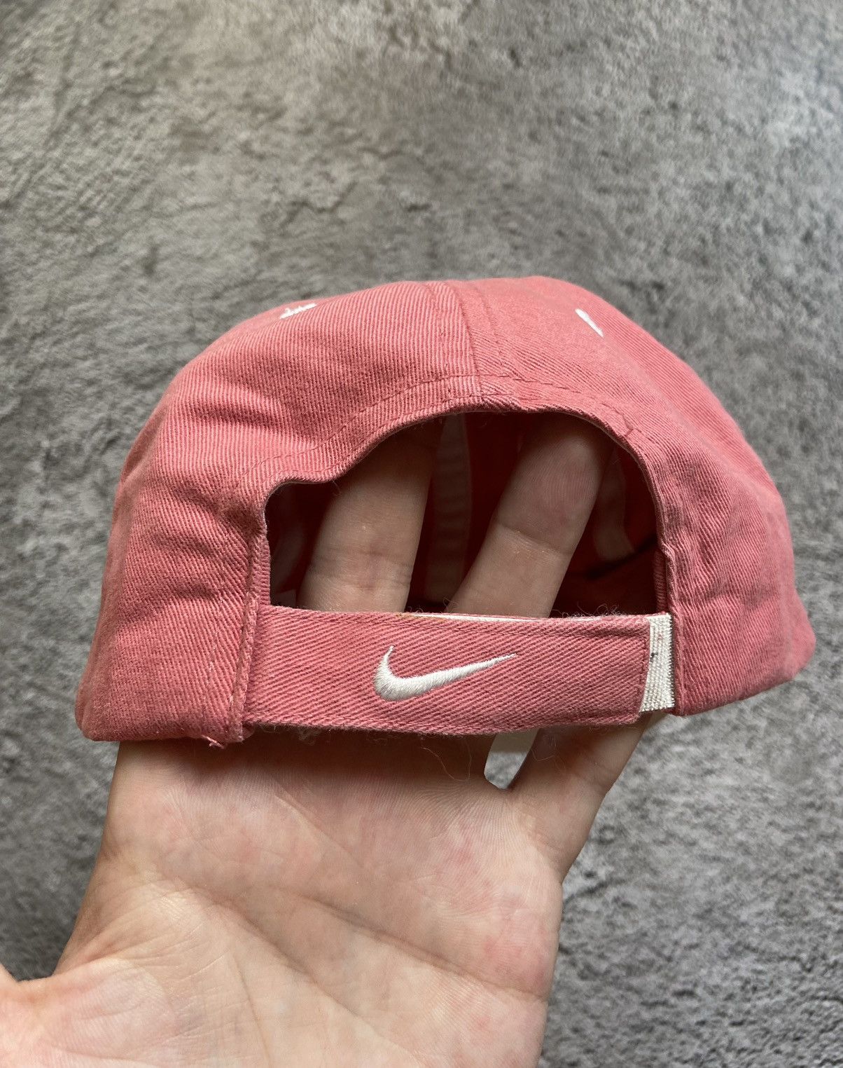 Nike × Vintage Vintage Nike Purple Faded Distressed Cap Y2K Size ONE SIZE - 6 Thumbnail