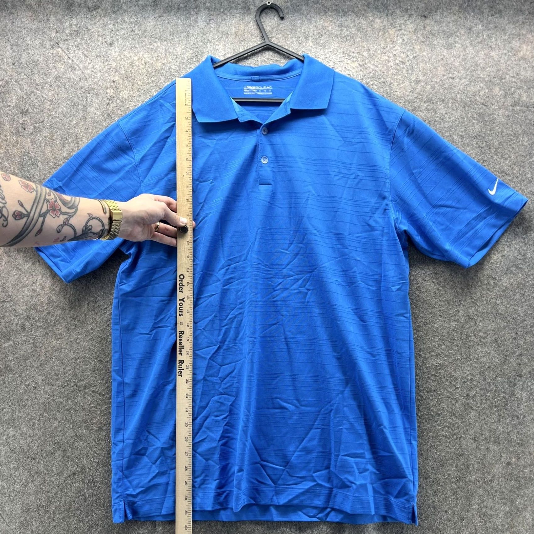 Nike Nike Golf Polo Shirt Mens XL Blue Fit Dry Performance Sport Athletic Golf Size US XL / EU 56 / 4 - 3 Thumbnail